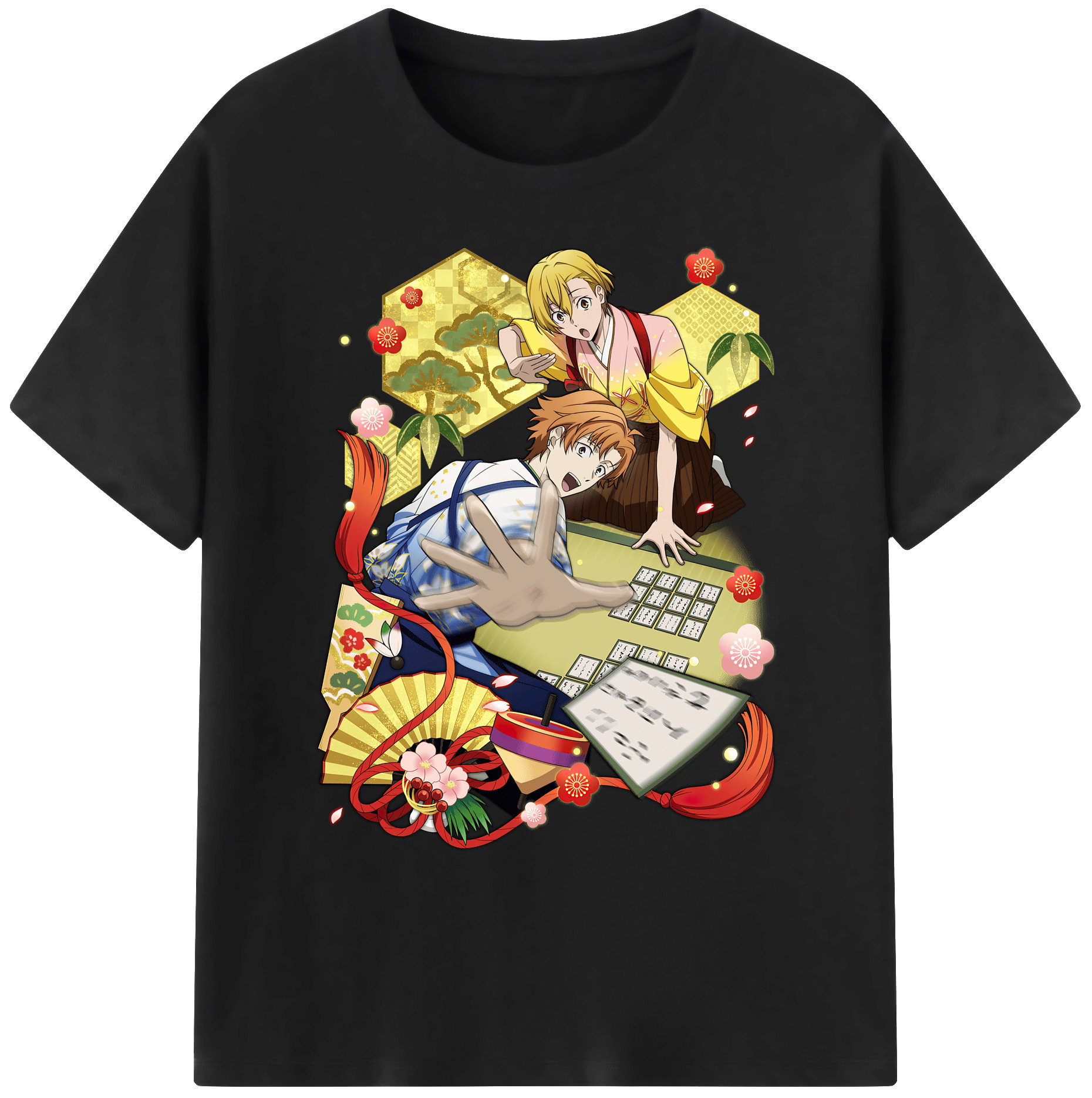（画像用） 文豪ストレイドッグス Bungo Stray Dogs 綿100％ メンズ半袖Tシャツ｜肌触りやわらか＆通気性