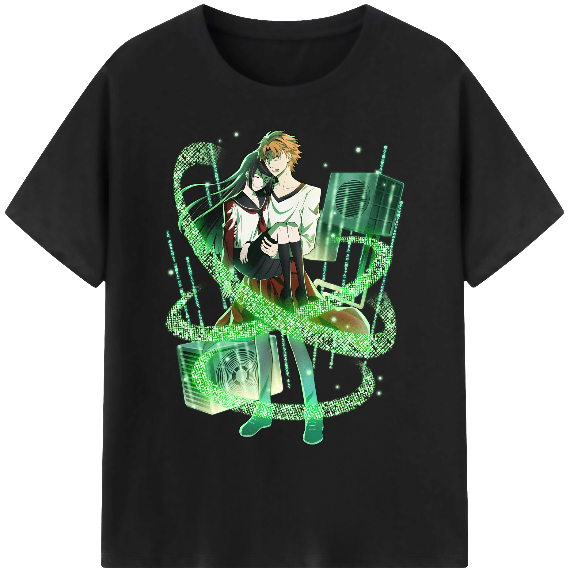 （画像用） 文豪ストレイドッグス Bungo Stray Dogs 綿100％ メンズ半袖Tシャツ｜肌触りやわらか＆通気性