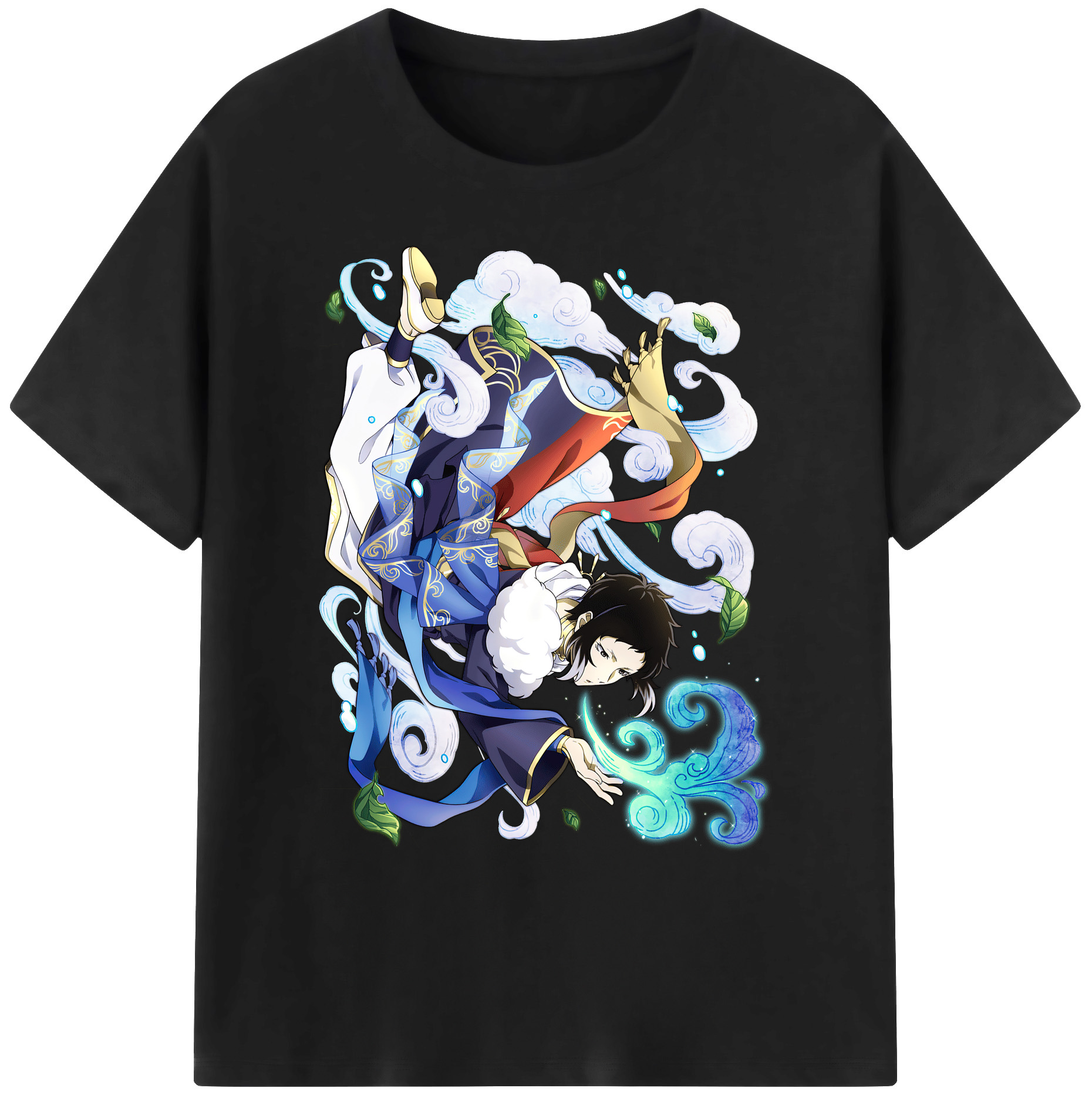 （画像用） 文豪ストレイドッグス Bungo Stray Dogs 綿100％ メンズ半袖Tシャツ｜肌触りやわらか＆通気性