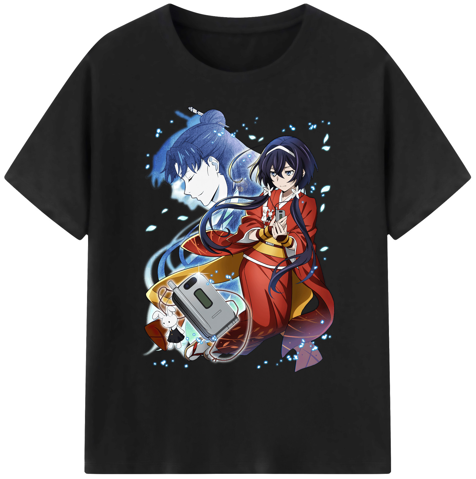 （画像用） 文豪ストレイドッグス Bungo Stray Dogs 綿100％ メンズ半袖Tシャツ｜肌触りやわらか＆通気性