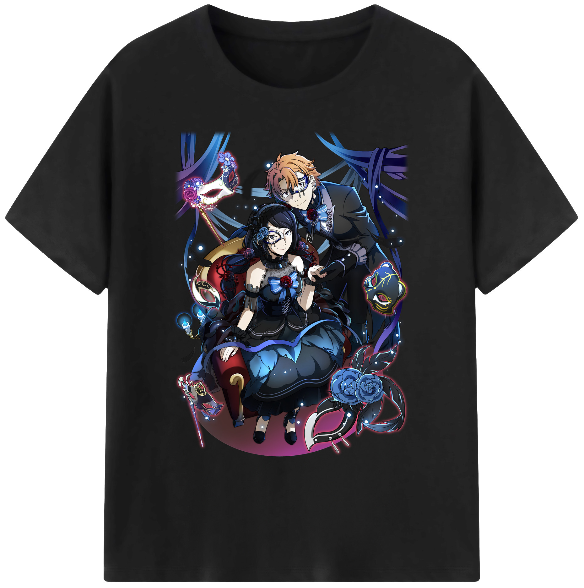 （画像用） 文豪ストレイドッグス Bungo Stray Dogs 綿100％ メンズ半袖Tシャツ｜肌触りやわらか＆通気性