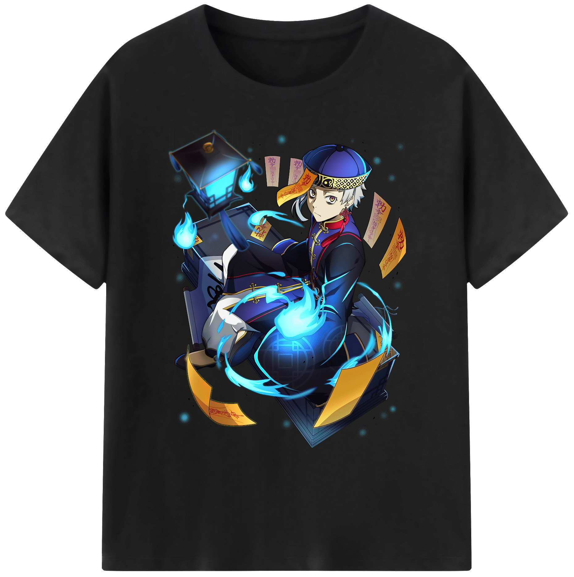 （画像用） 文豪ストレイドッグス Bungo Stray Dogs 綿100％ メンズ半袖Tシャツ｜肌触りやわらか＆通気性