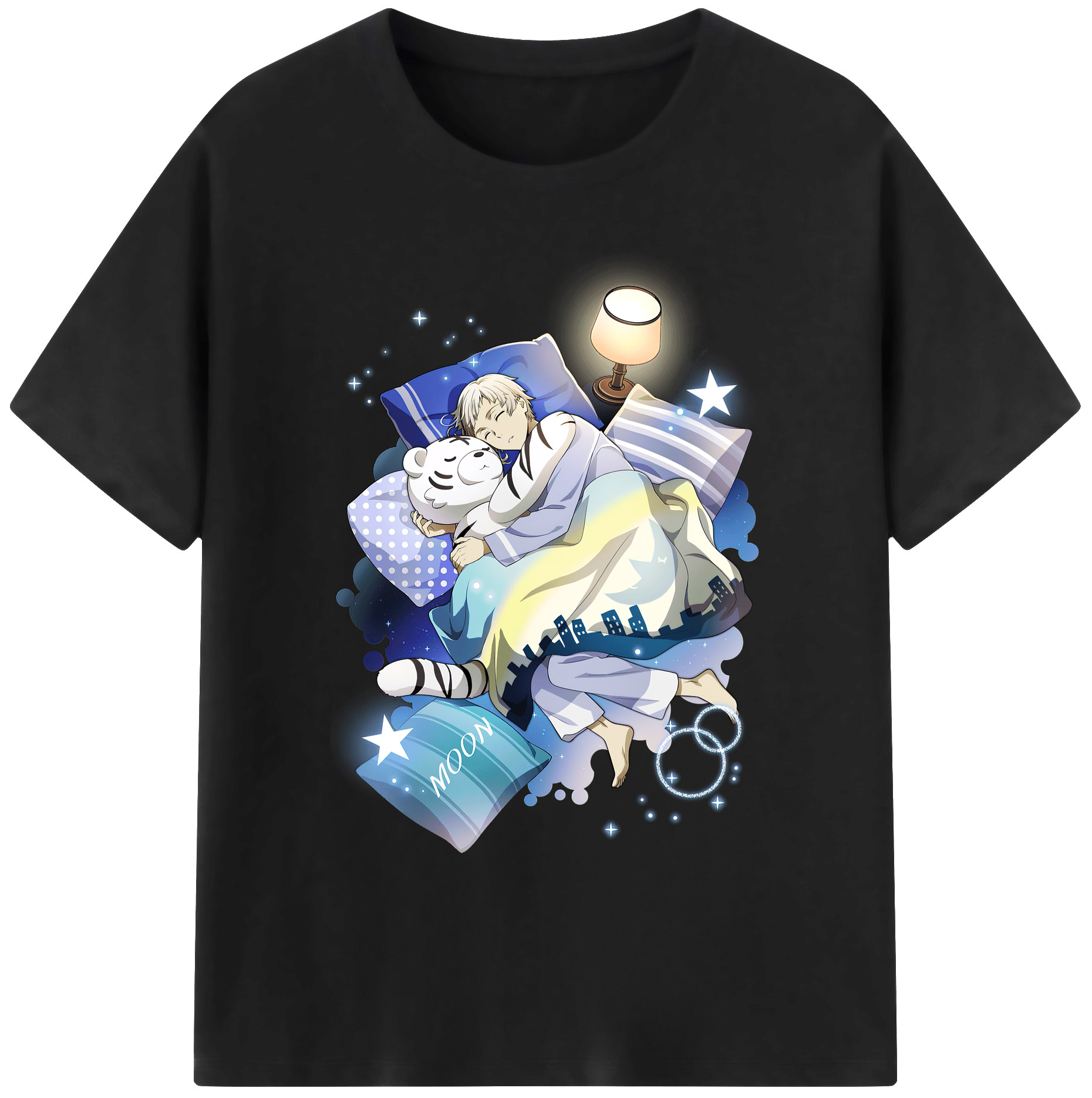 文豪ストレイドッグス Bungo Stray Dogs 綿100％ メンズ半袖Tシャツ｜肌触りやわらか＆通気性