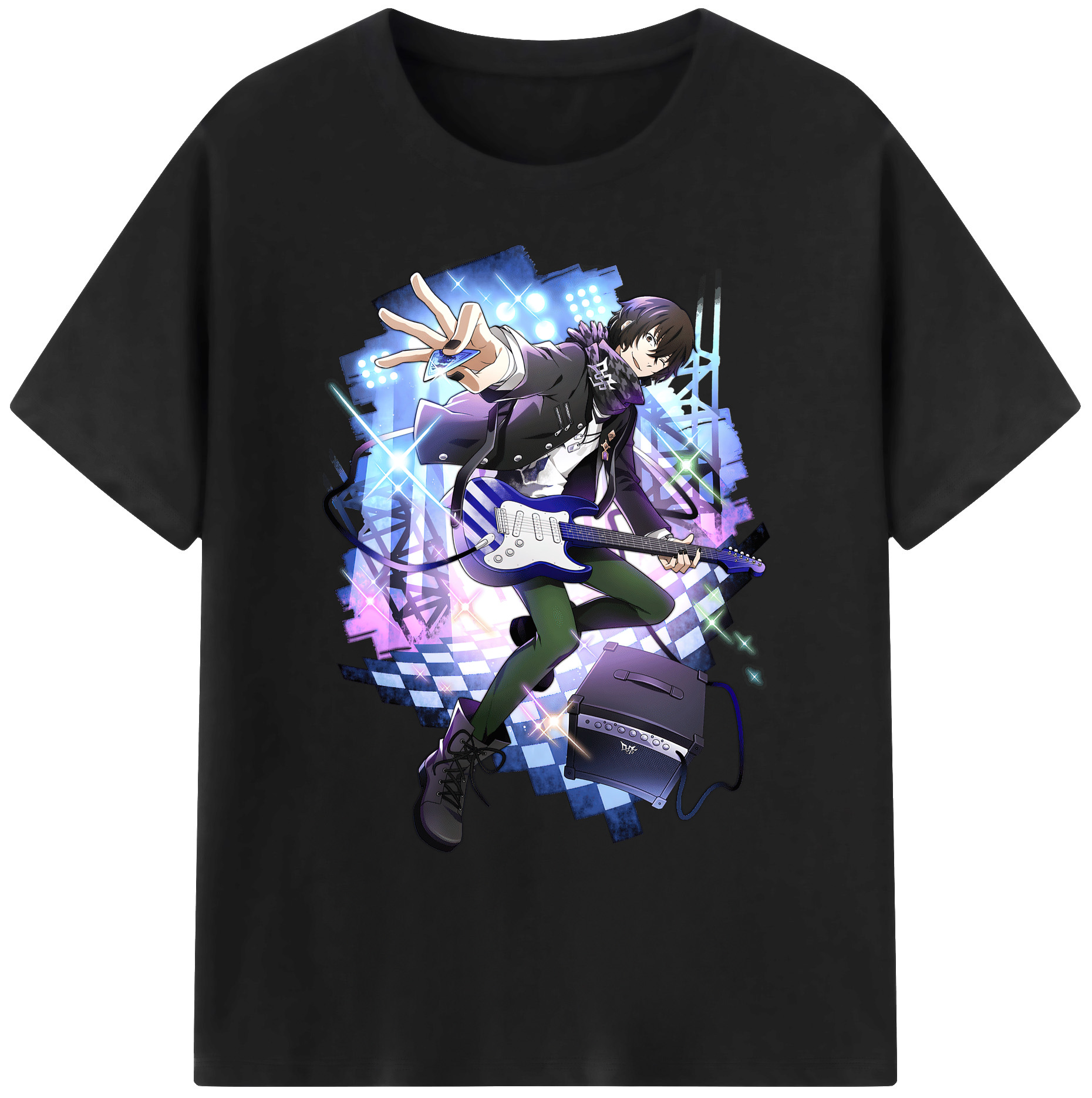 （画像用） 文豪ストレイドッグス Bungo Stray Dogs 綿100％ メンズ半袖Tシャツ｜肌触りやわらか＆通気性