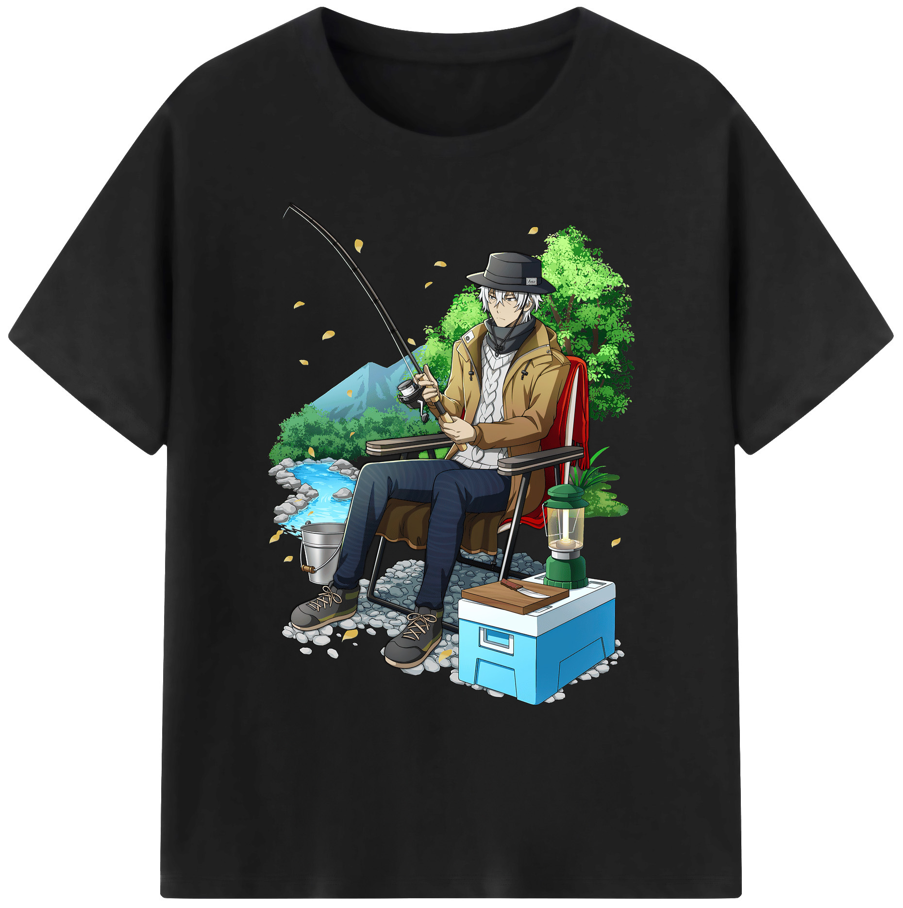 （画像用） 文豪ストレイドッグス Bungo Stray Dogs 綿100％ メンズ半袖Tシャツ｜肌触りやわらか＆通気性