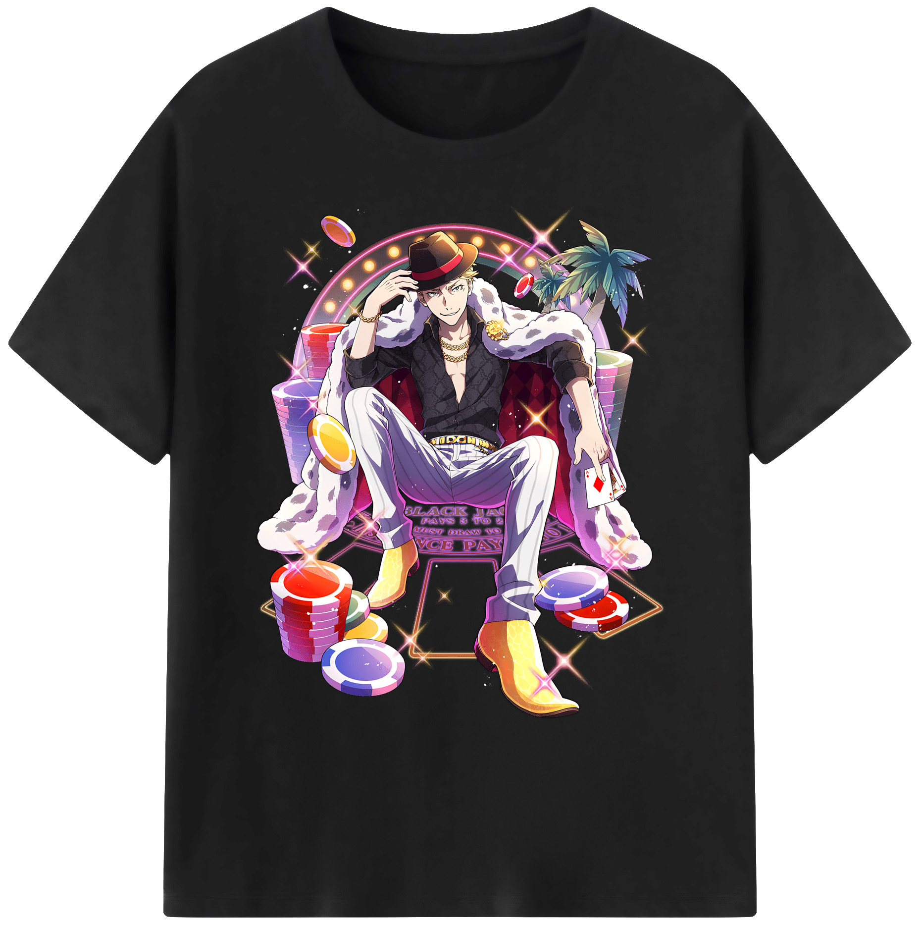 （画像用） 文豪ストレイドッグス Bungo Stray Dogs 綿100％ メンズ半袖Tシャツ｜肌触りやわらか＆通気性