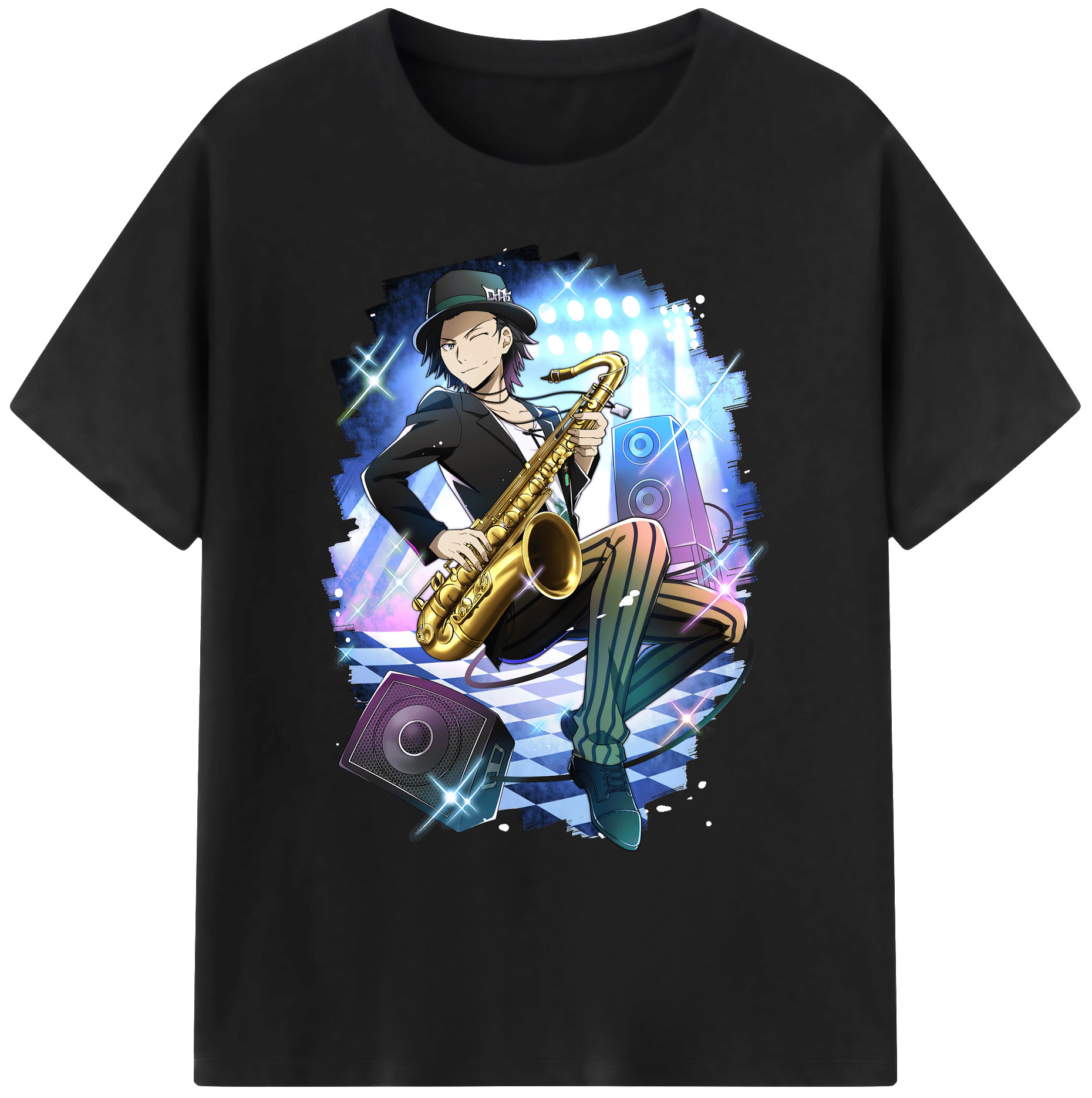 （画像用） 文豪ストレイドッグス Bungo Stray Dogs 綿100％ メンズ半袖Tシャツ｜肌触りやわらか＆通気性