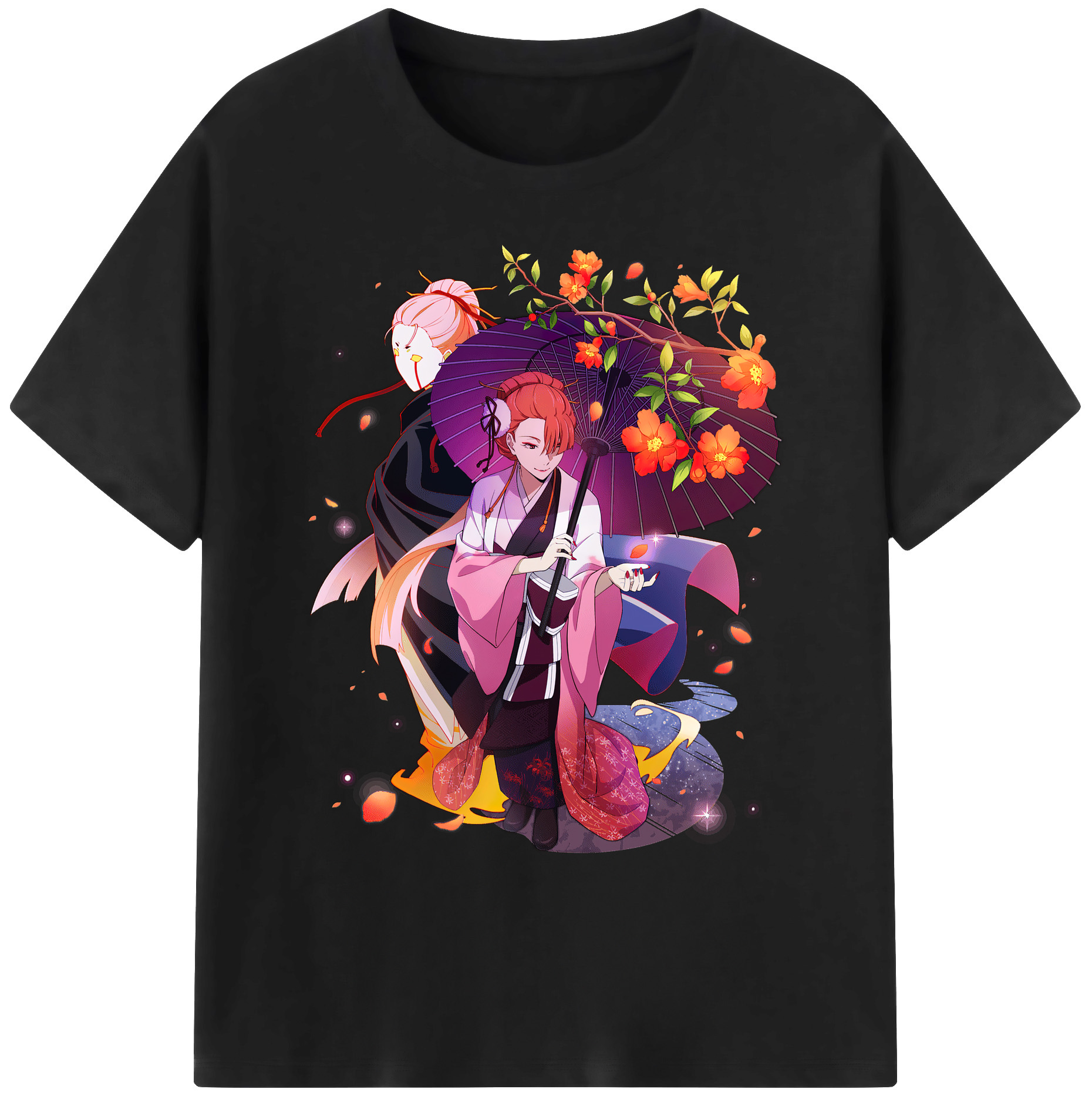 （画像用） 文豪ストレイドッグス Bungo Stray Dogs 綿100％ メンズ半袖Tシャツ｜肌触りやわらか＆通気性