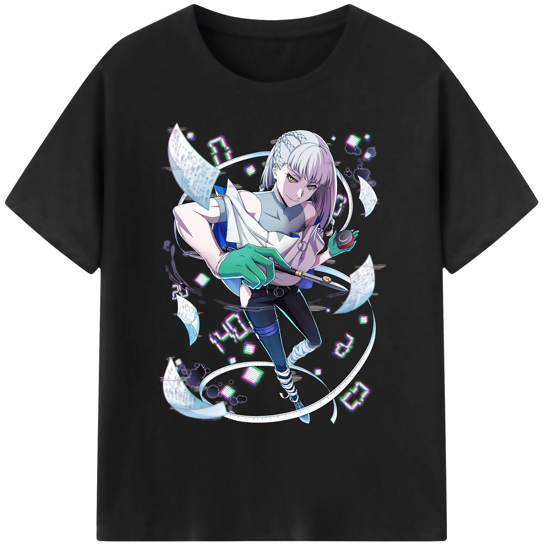 （画像用） 文豪ストレイドッグス Bungo Stray Dogs 綿100％ メンズ半袖Tシャツ｜肌触りやわらか＆通気性