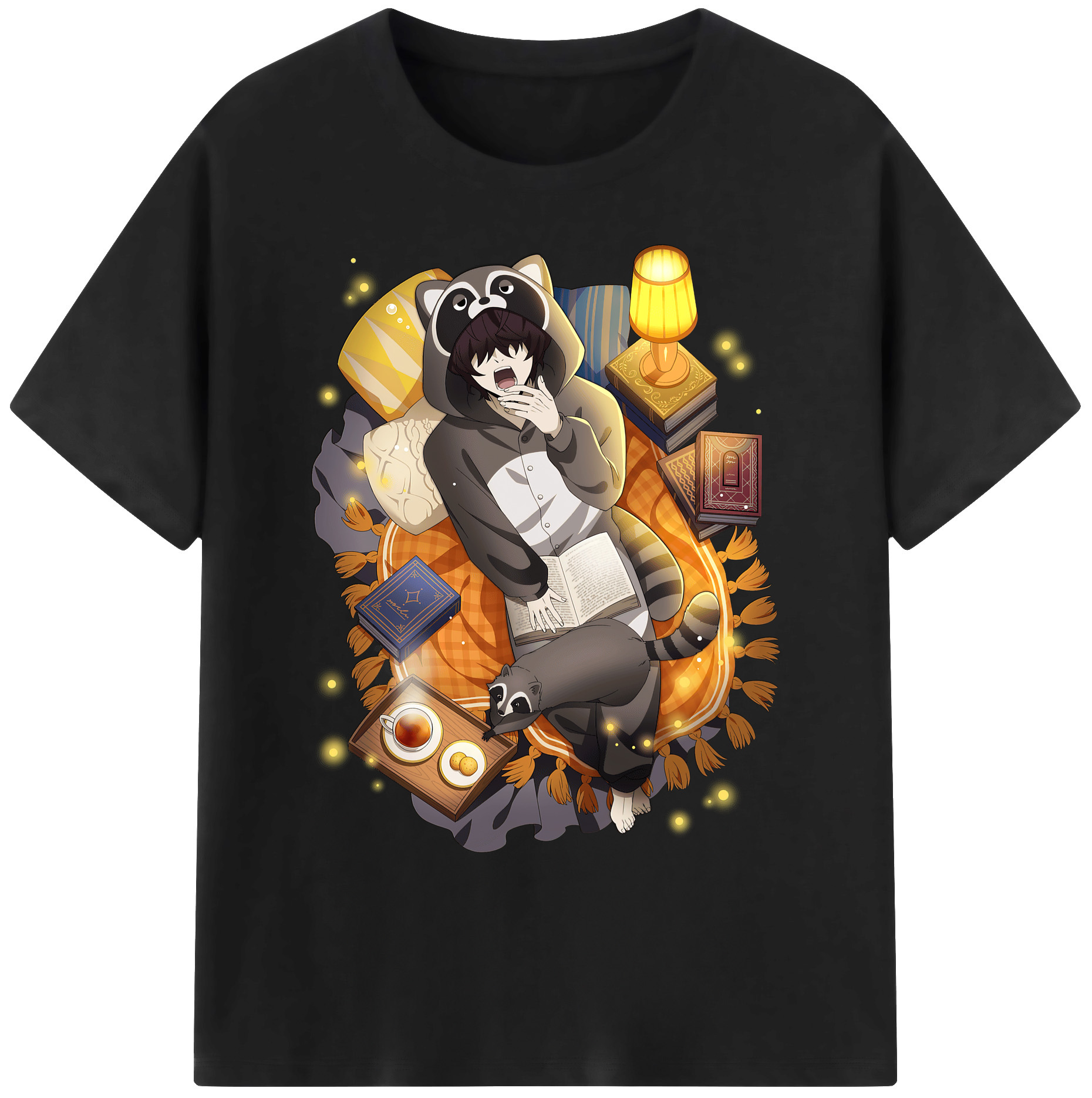 （画像用） 文豪ストレイドッグス Bungo Stray Dogs 綿100％ メンズ半袖Tシャツ｜肌触りやわらか＆通気性