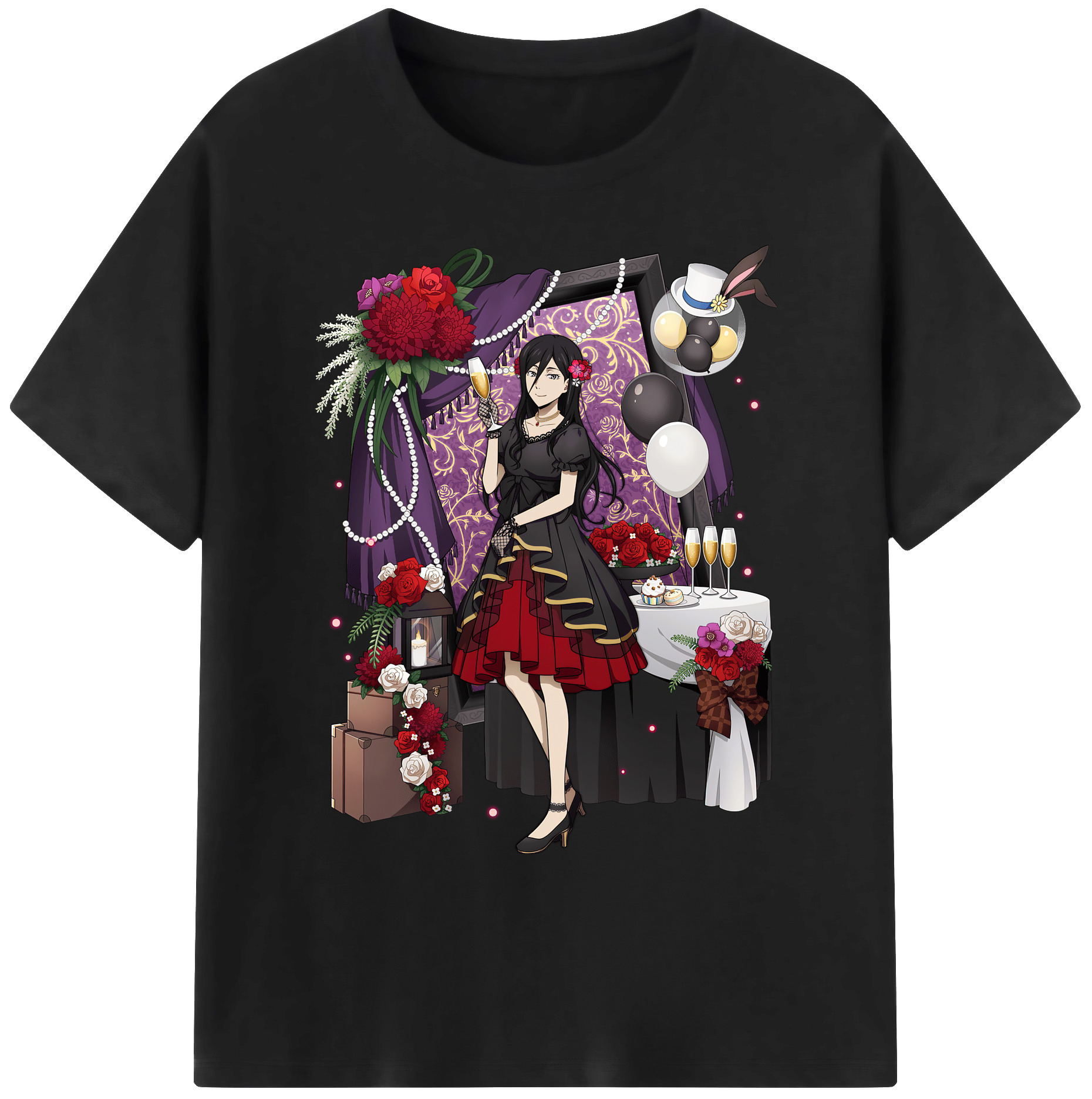 （画像用） 文豪ストレイドッグス Bungo Stray Dogs 綿100％ メンズ半袖Tシャツ｜肌触りやわらか＆通気性