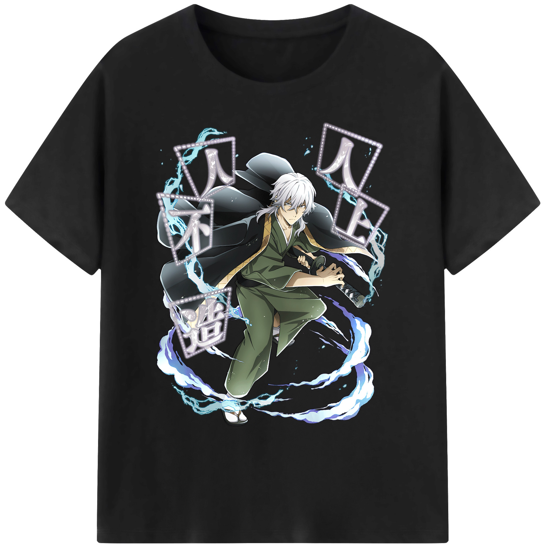（画像用） 文豪ストレイドッグス Bungo Stray Dogs 綿100％ メンズ半袖Tシャツ｜肌触りやわらか＆通気性