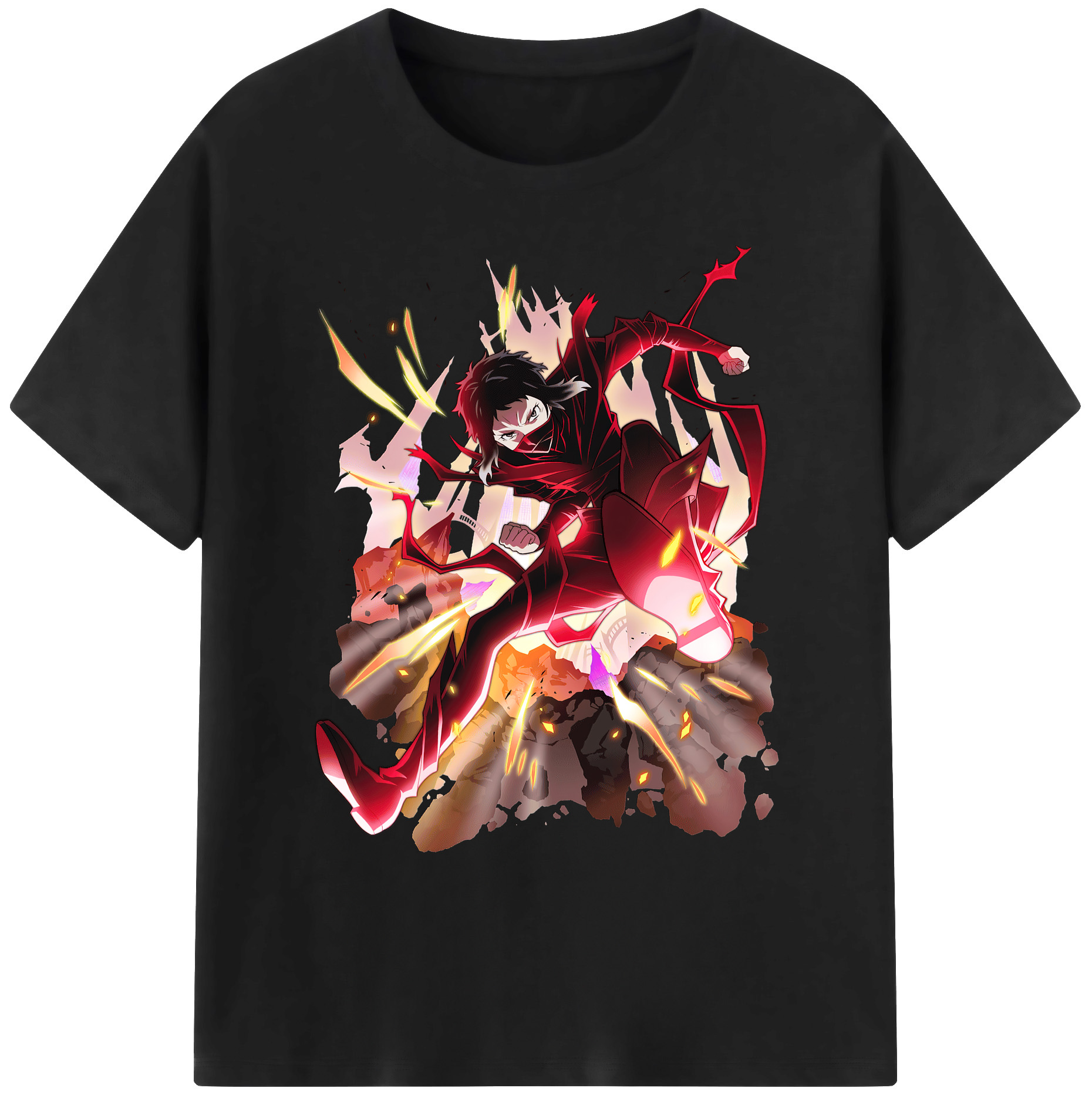 （画像用） 文豪ストレイドッグス Bungo Stray Dogs 綿100％ メンズ半袖Tシャツ｜肌触りやわらか＆通気性