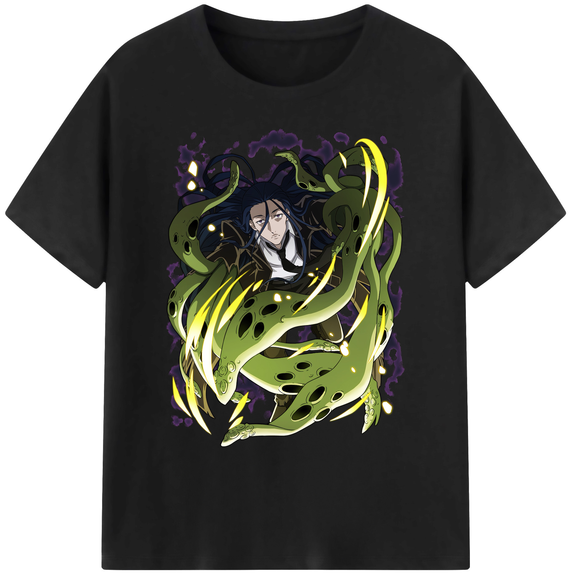 （画像用） 文豪ストレイドッグス Bungo Stray Dogs 綿100％ メンズ半袖Tシャツ｜肌触りやわらか＆通気性