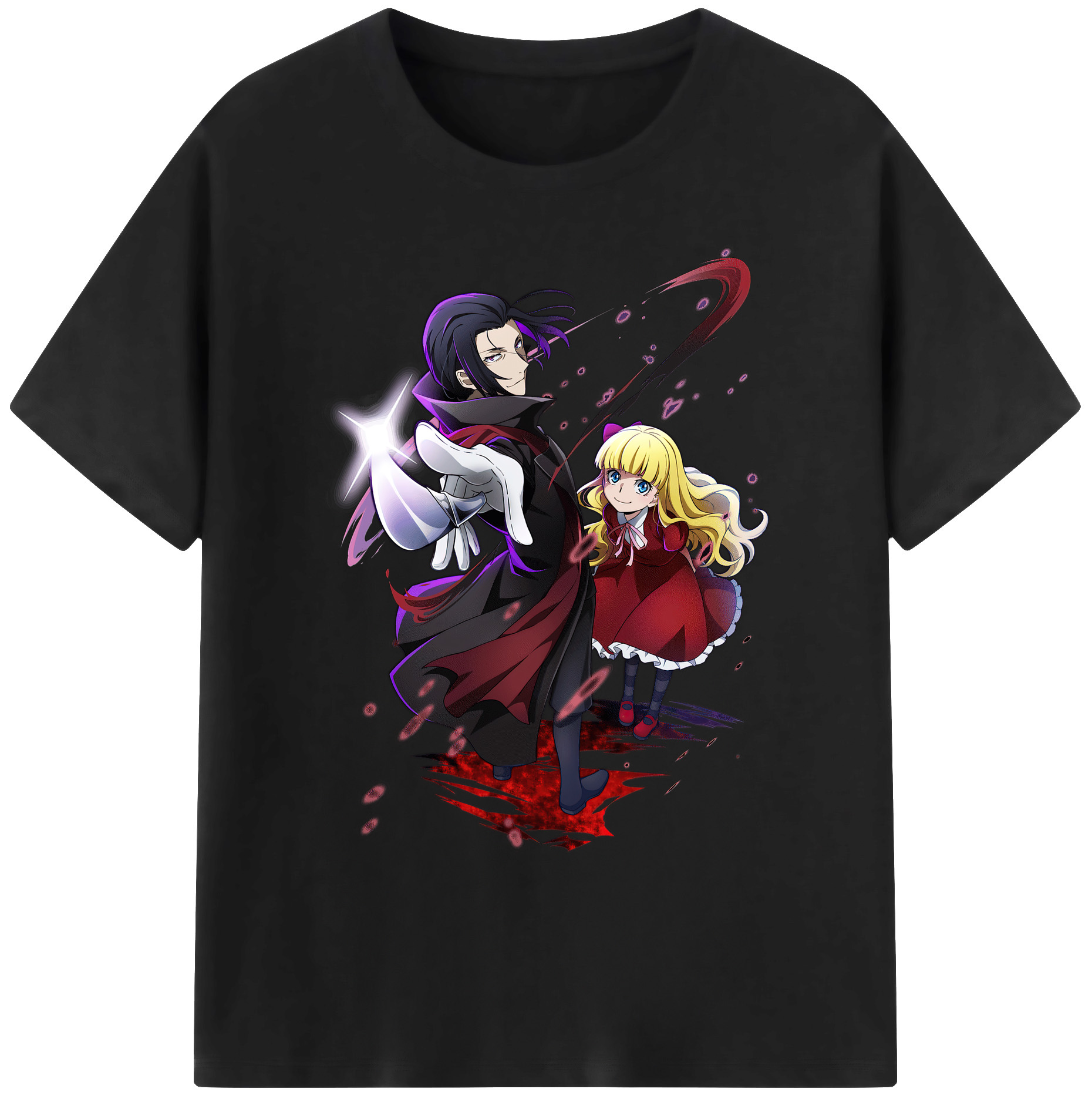 （画像用） 文豪ストレイドッグス Bungo Stray Dogs 綿100％ メンズ半袖Tシャツ｜肌触りやわらか＆通気性