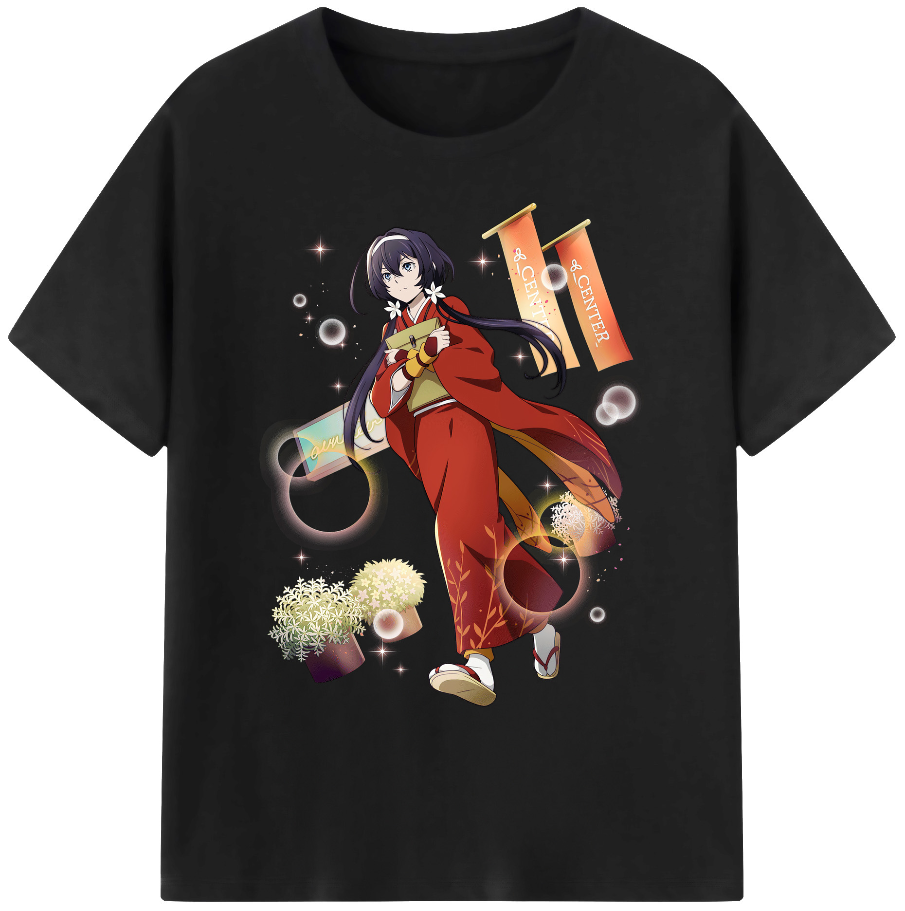 （画像用） 文豪ストレイドッグス Bungo Stray Dogs 綿100％ メンズ半袖Tシャツ｜肌触りやわらか＆通気性