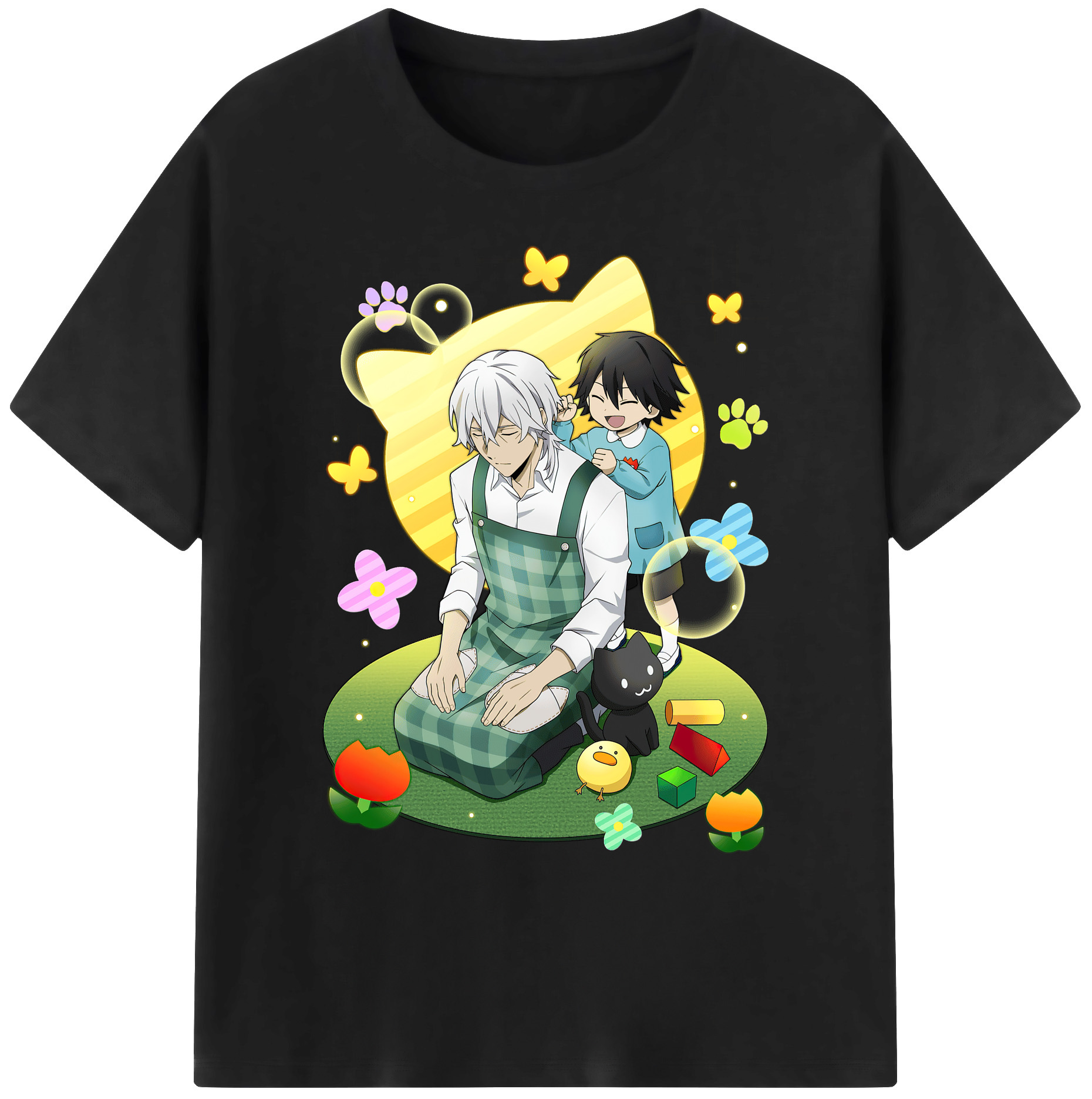（画像用） 文豪ストレイドッグス Bungo Stray Dogs 綿100％ メンズ半袖Tシャツ｜肌触りやわらか＆通気性