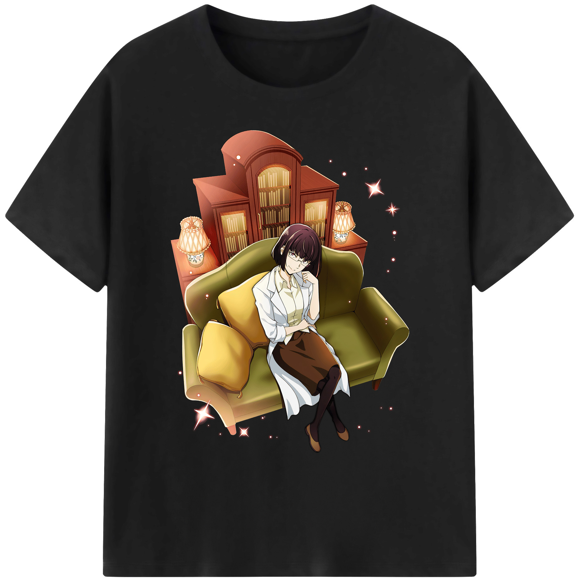 （画像用） 文豪ストレイドッグス Bungo Stray Dogs 綿100％ メンズ半袖Tシャツ｜肌触りやわらか＆通気性