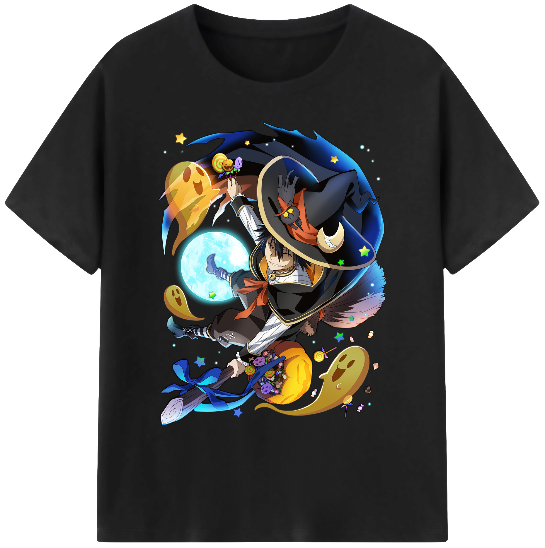 （画像用） 文豪ストレイドッグス Bungo Stray Dogs 綿100％ メンズ半袖Tシャツ｜肌触りやわらか＆通気性