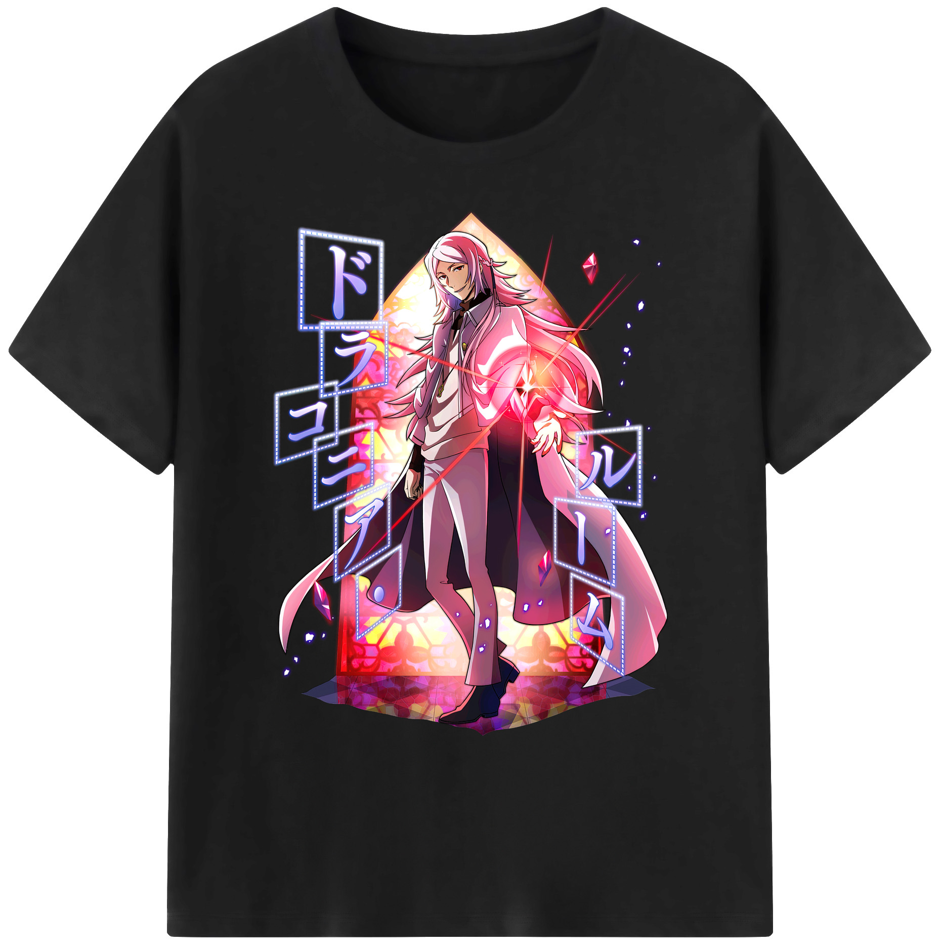 （画像用） 文豪ストレイドッグス Bungo Stray Dogs 綿100％ メンズ半袖Tシャツ｜肌触りやわらか＆通気性