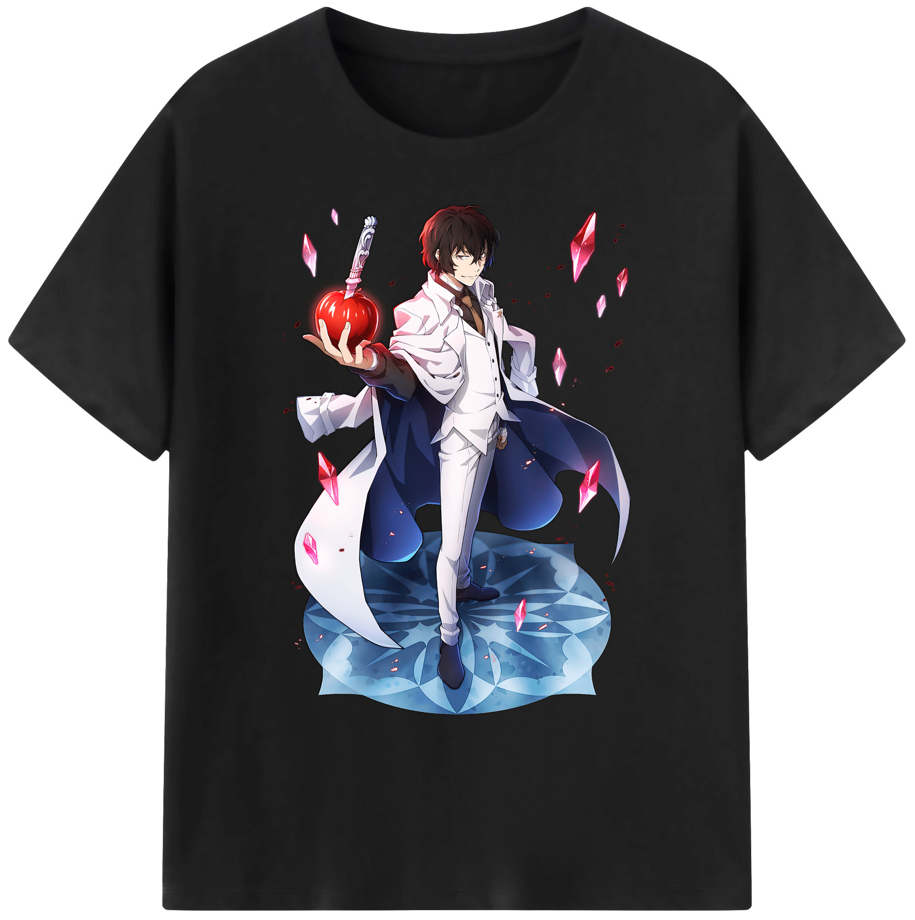 （画像用） 文豪ストレイドッグス Bungo Stray Dogs 綿100％ メンズ半袖Tシャツ｜肌触りやわらか＆通気性