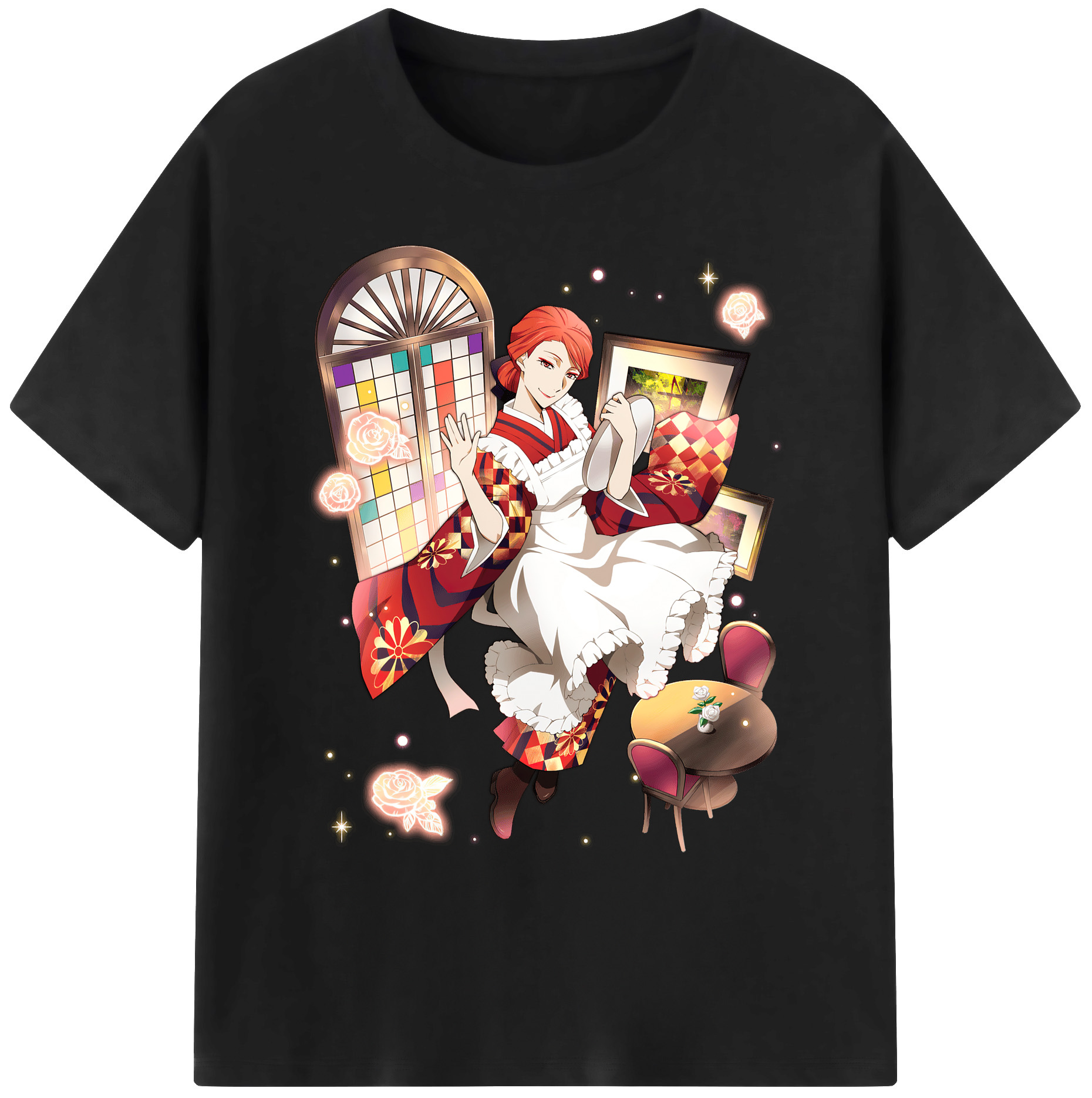（画像用） 文豪ストレイドッグス Bungo Stray Dogs 綿100％ メンズ半袖Tシャツ｜肌触りやわらか＆通気性