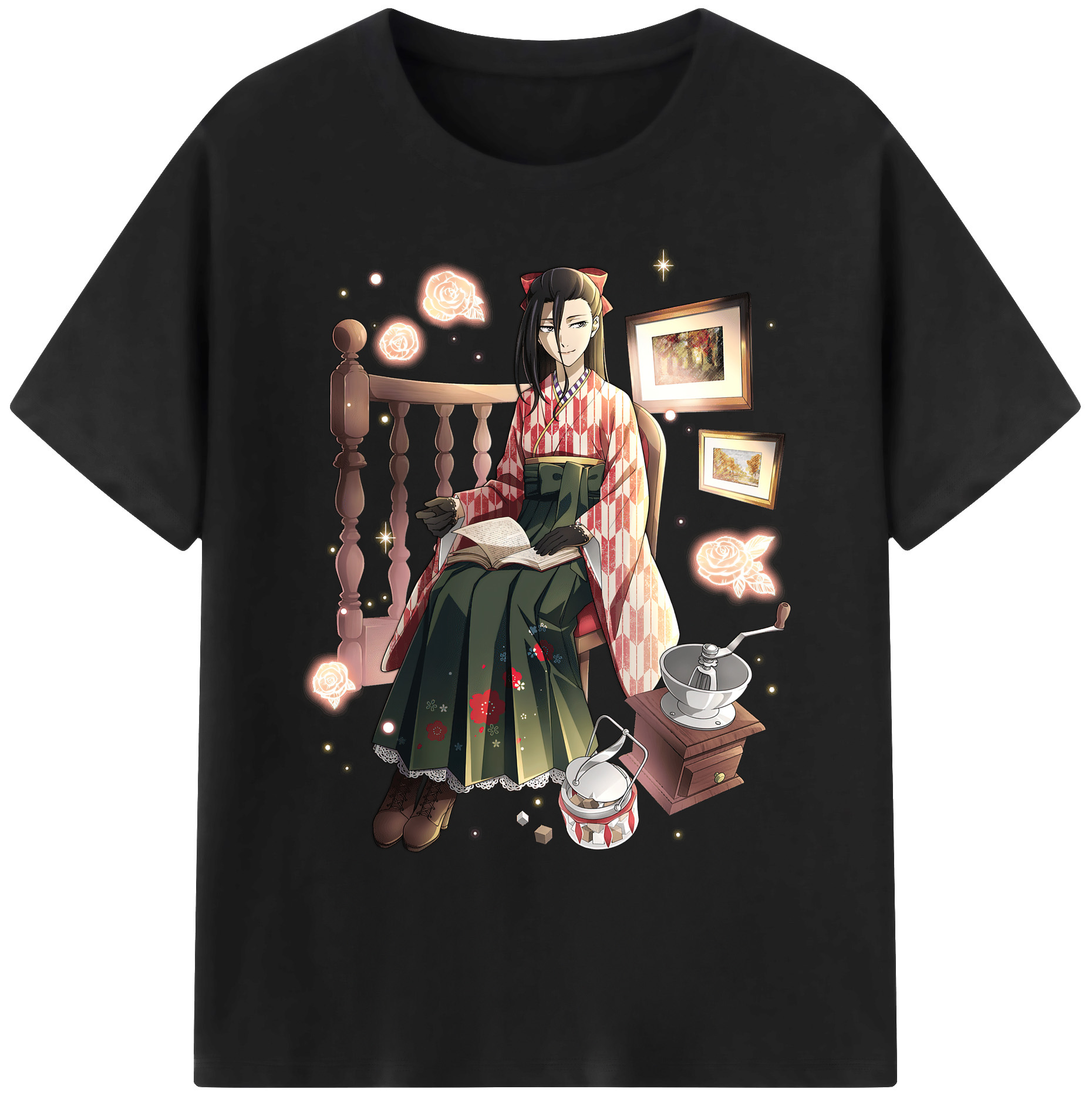 （画像用） 文豪ストレイドッグス Bungo Stray Dogs 綿100％ メンズ半袖Tシャツ｜肌触りやわらか＆通気性