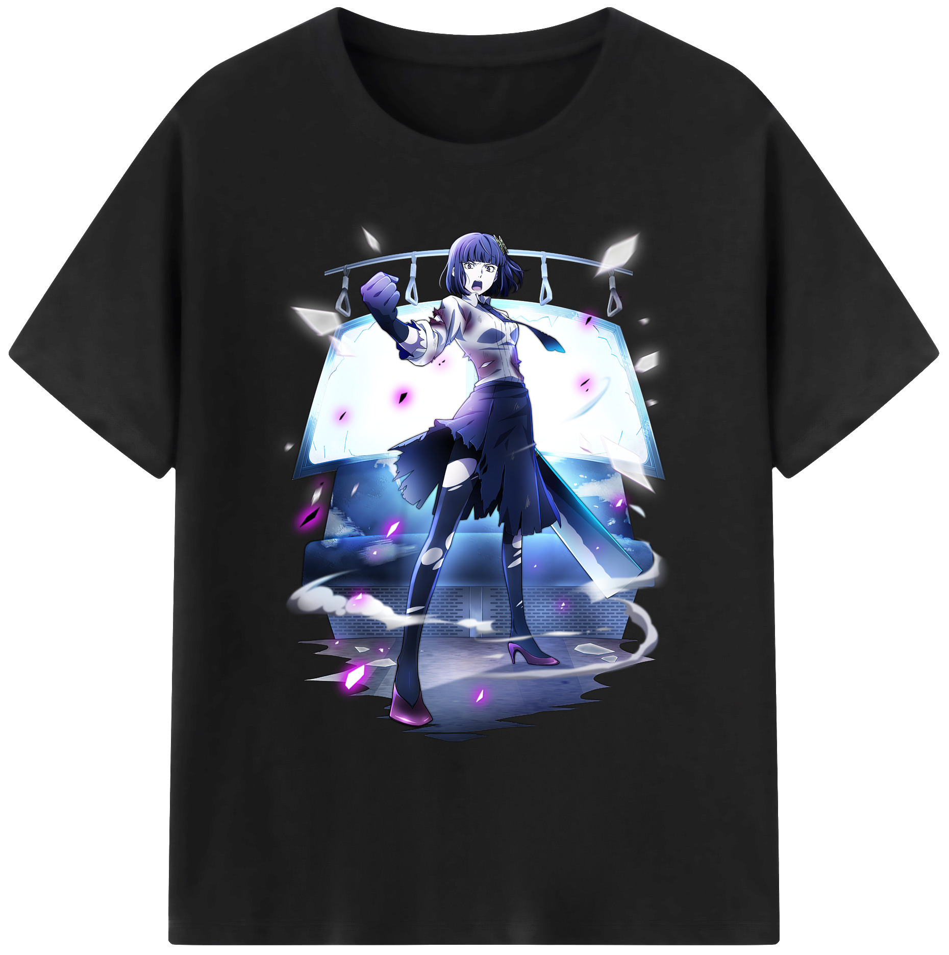 （画像用） 文豪ストレイドッグス Bungo Stray Dogs 綿100％ メンズ半袖Tシャツ｜肌触りやわらか＆通気性