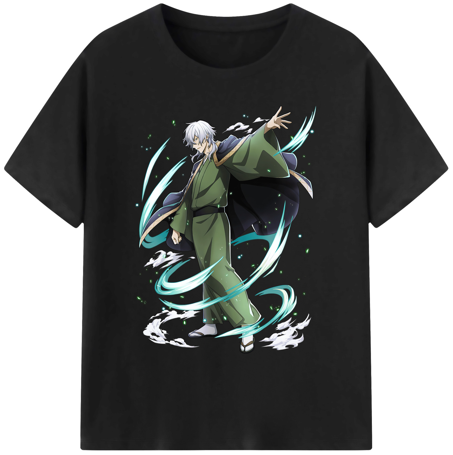 （画像用） 文豪ストレイドッグス Bungo Stray Dogs 綿100％ メンズ半袖Tシャツ｜肌触りやわらか＆通気性