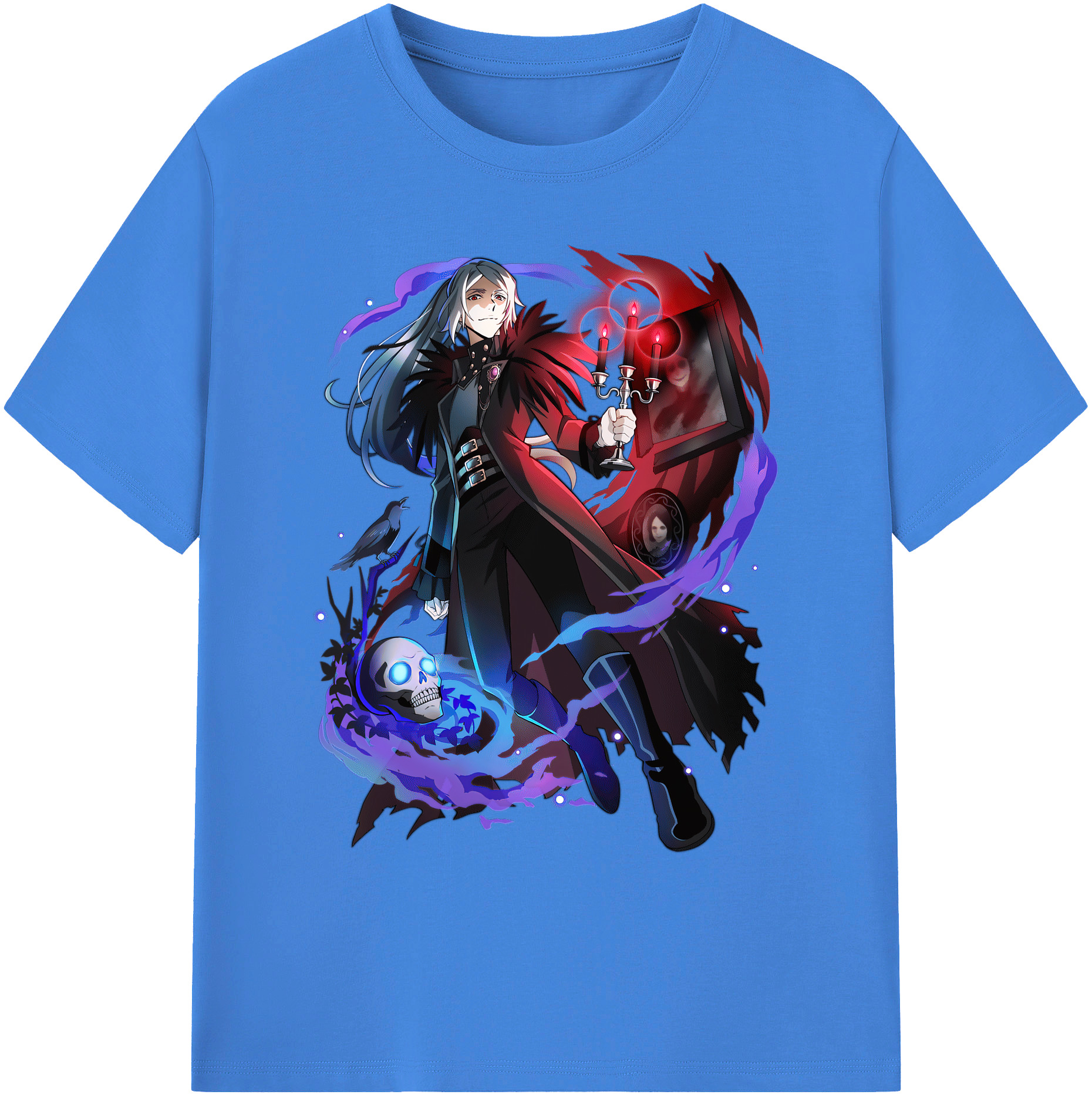 （画像用） 文豪ストレイドッグス Bungo Stray Dogs 綿100％ メンズ半袖Tシャツ｜肌触りやわらか＆通気性