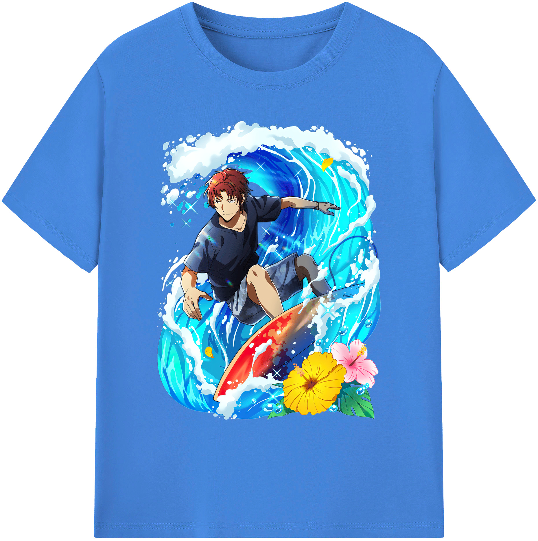 （画像用） 文豪ストレイドッグス Bungo Stray Dogs 綿100％ メンズ半袖Tシャツ｜肌触りやわらか＆通気性
