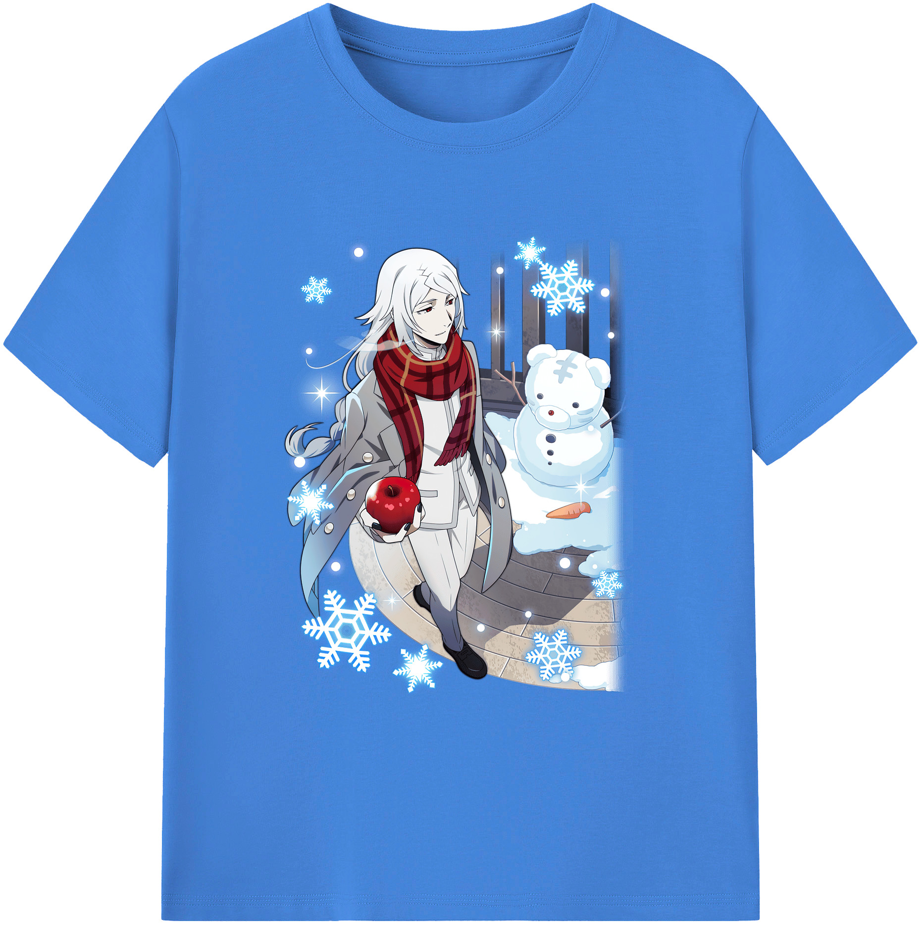 （画像用） 文豪ストレイドッグス Bungo Stray Dogs 綿100％ メンズ半袖Tシャツ｜肌触りやわらか＆通気性