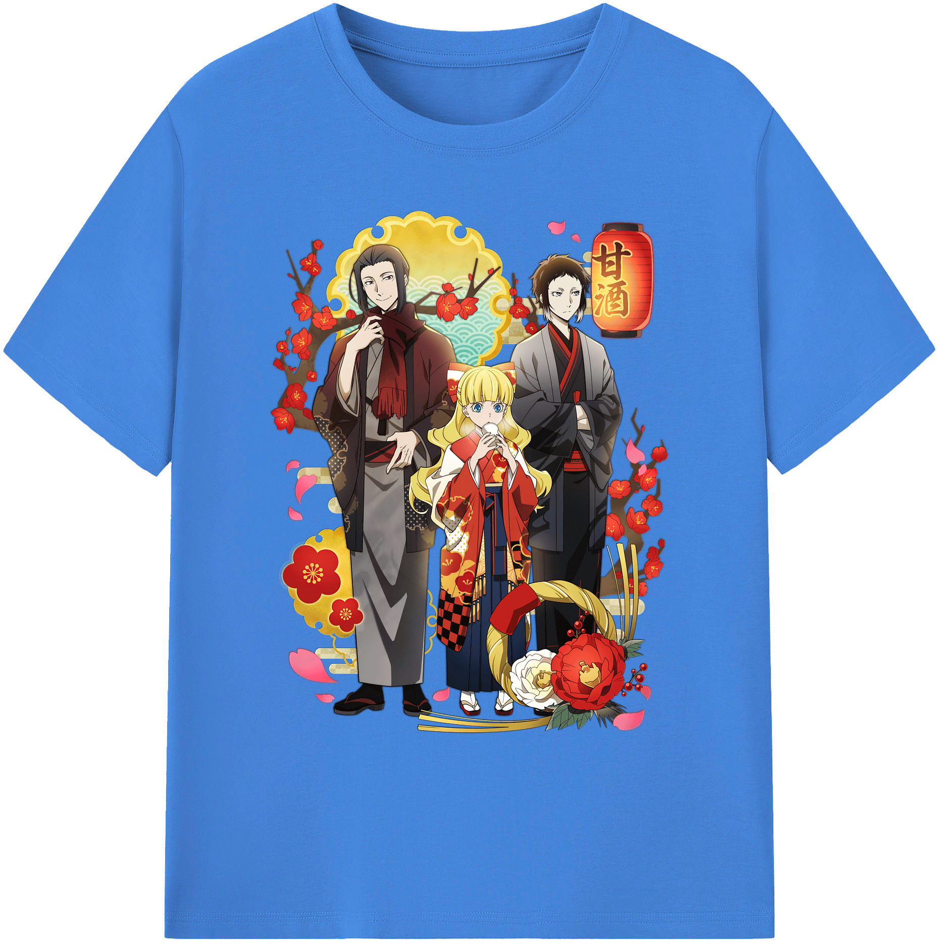 （画像用） 文豪ストレイドッグス Bungo Stray Dogs 綿100％ メンズ半袖Tシャツ｜肌触りやわらか＆通気性
