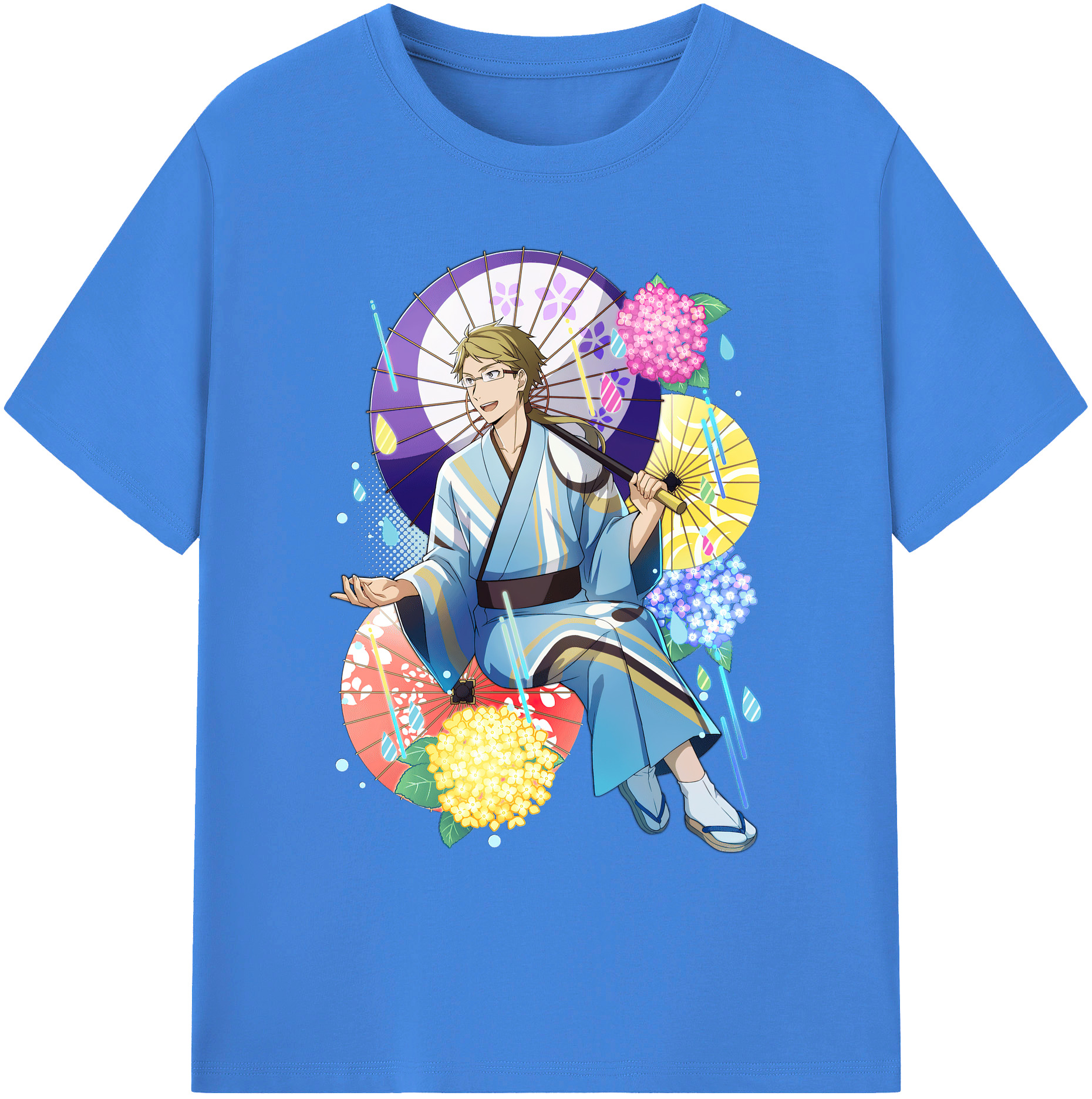 （画像用） 文豪ストレイドッグス Bungo Stray Dogs 綿100％ メンズ半袖Tシャツ｜肌触りやわらか＆通気性