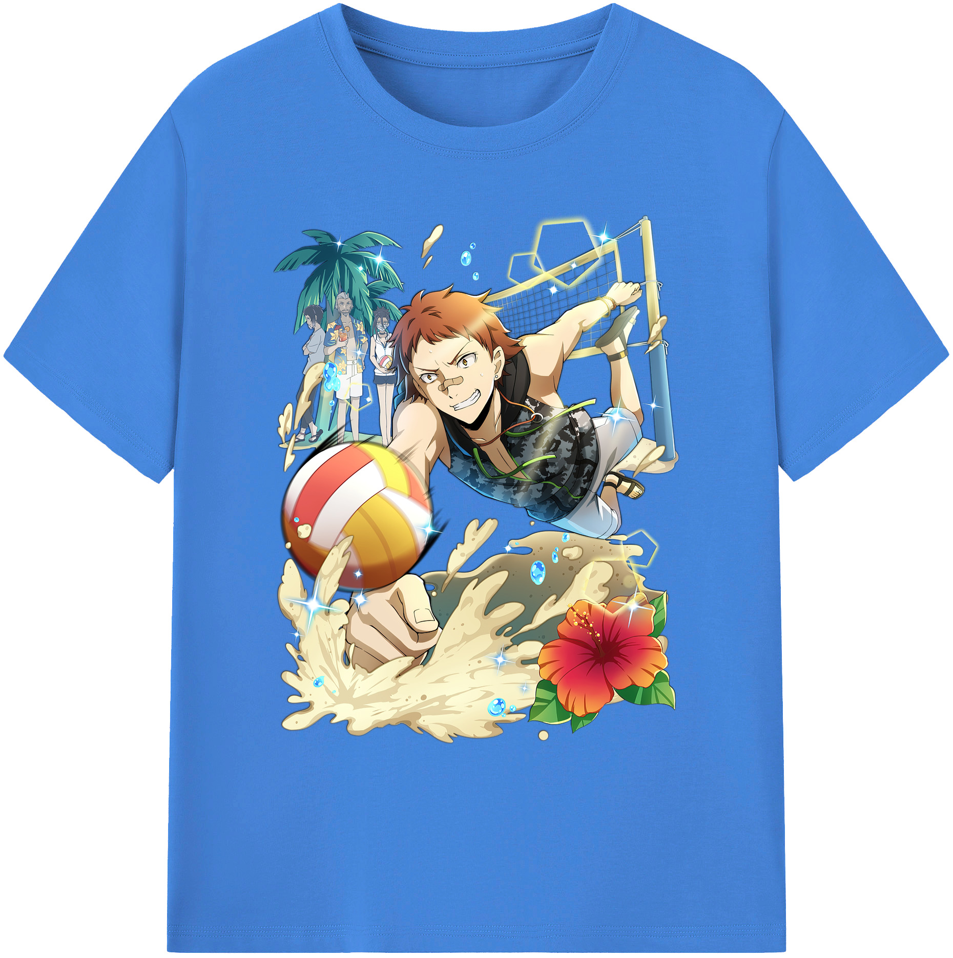 （画像用） 文豪ストレイドッグス Bungo Stray Dogs 綿100％ メンズ半袖Tシャツ｜肌触りやわらか＆通気性