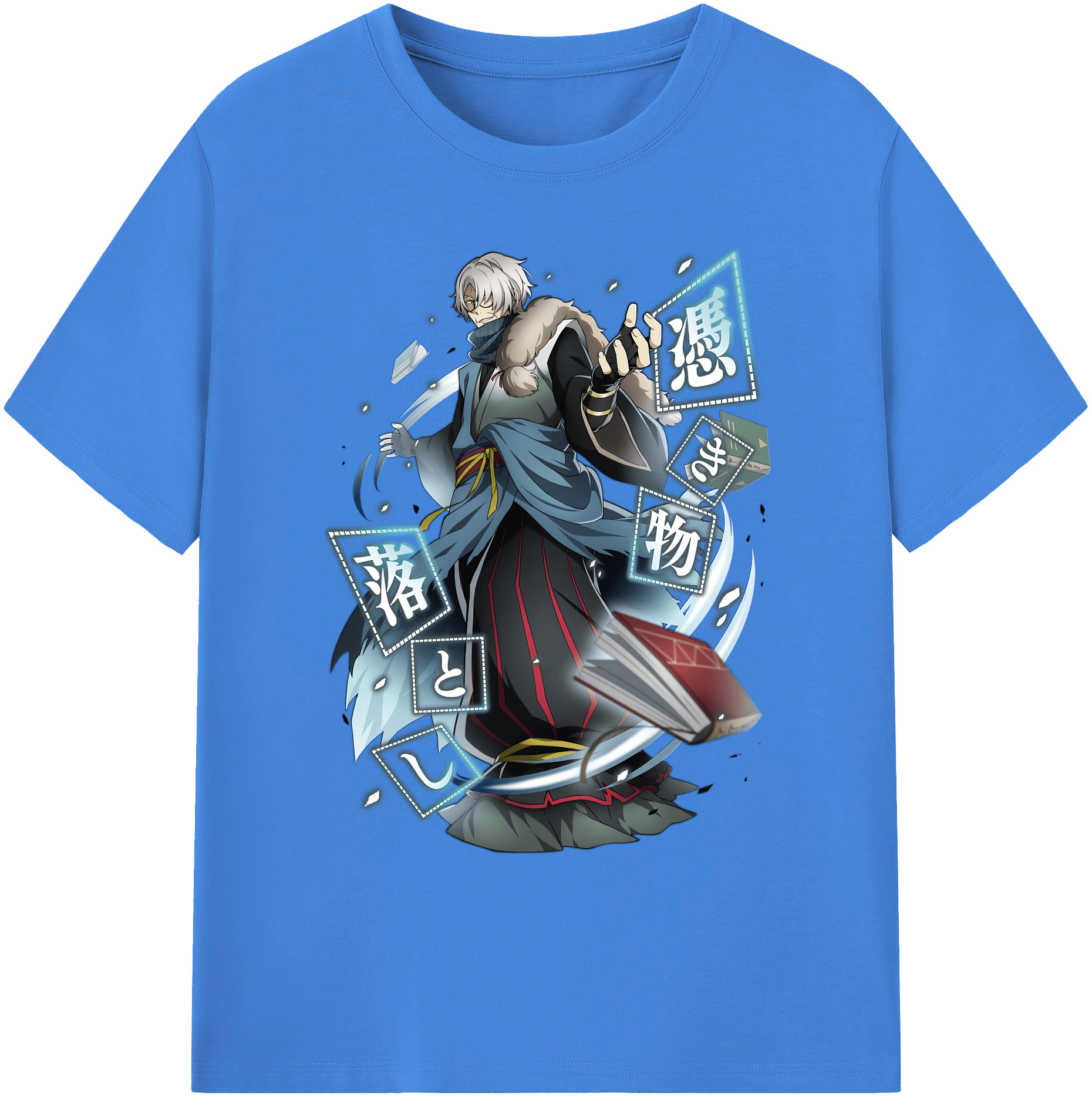 （画像用） 文豪ストレイドッグス Bungo Stray Dogs 綿100％ メンズ半袖Tシャツ｜肌触りやわらか＆通気性