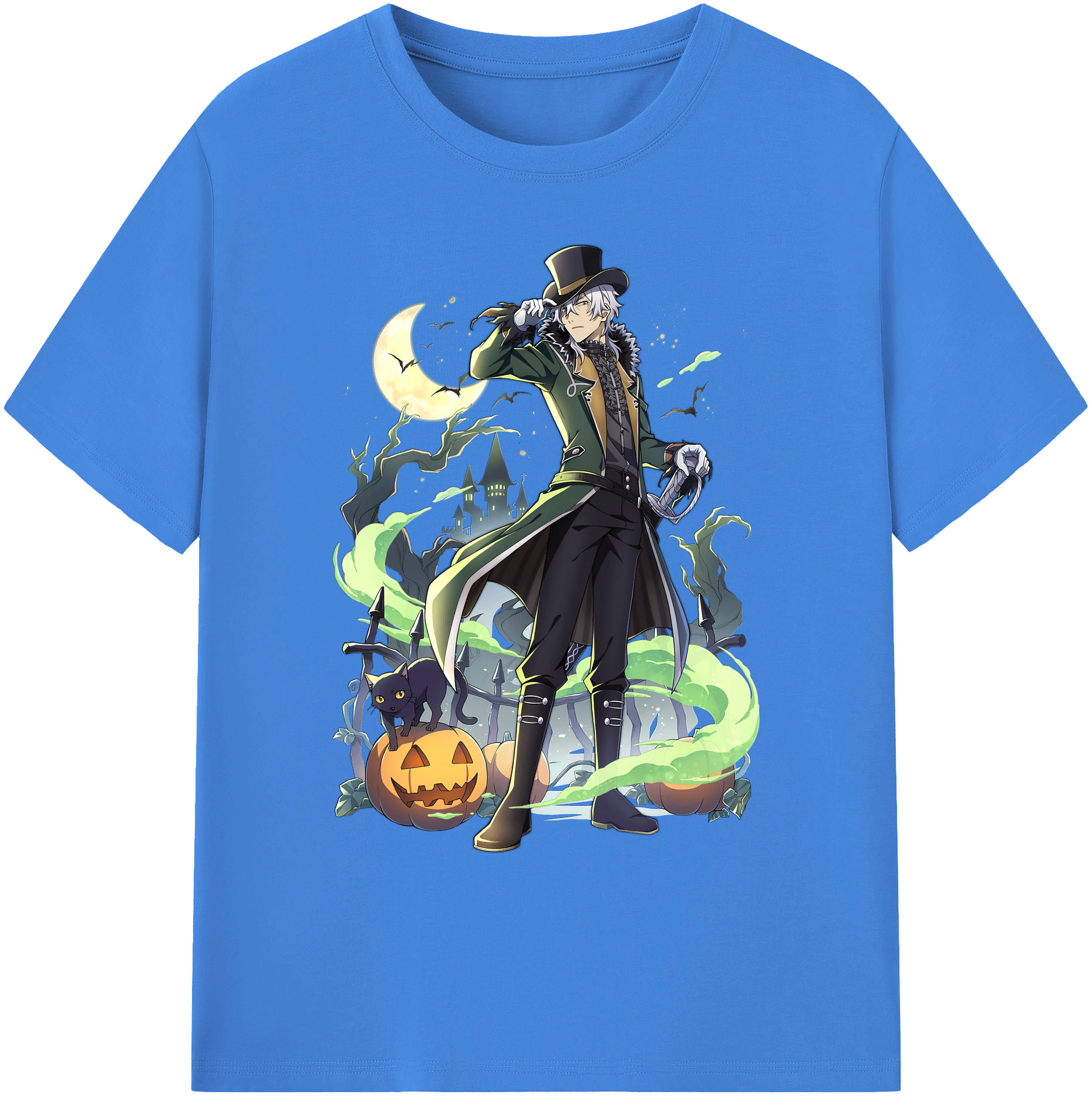 （画像用） 文豪ストレイドッグス Bungo Stray Dogs 綿100％ メンズ半袖Tシャツ｜肌触りやわらか＆通気性