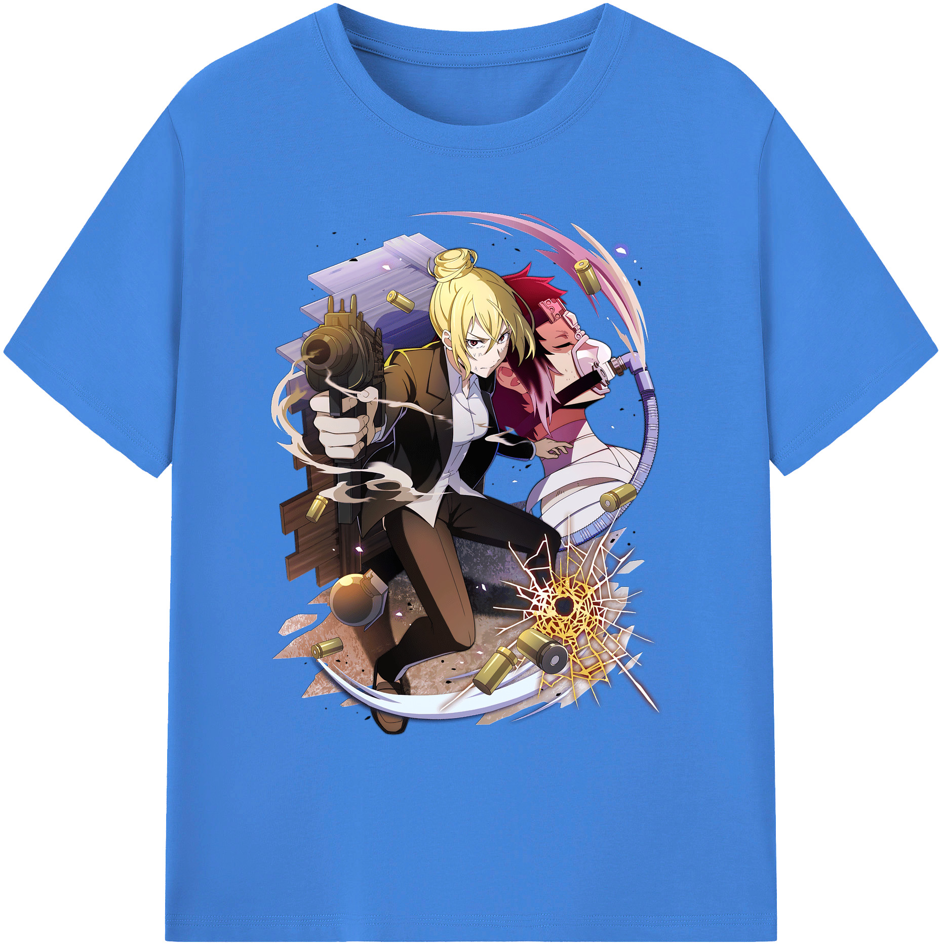 （画像用） 文豪ストレイドッグス Bungo Stray Dogs 綿100％ メンズ半袖Tシャツ｜肌触りやわらか＆通気性
