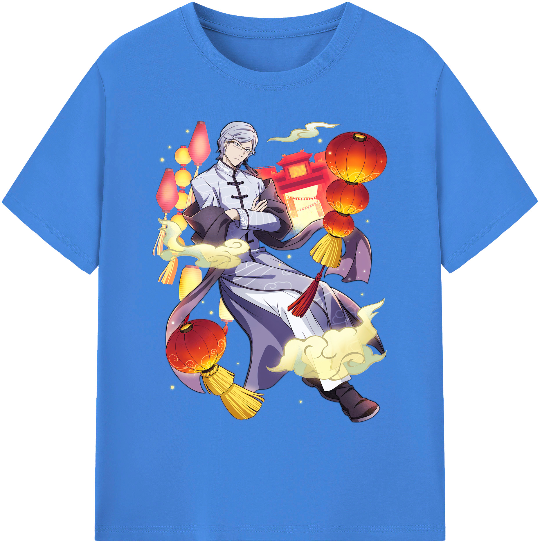 （画像用） 文豪ストレイドッグス Bungo Stray Dogs 綿100％ メンズ半袖Tシャツ｜肌触りやわらか＆通気性