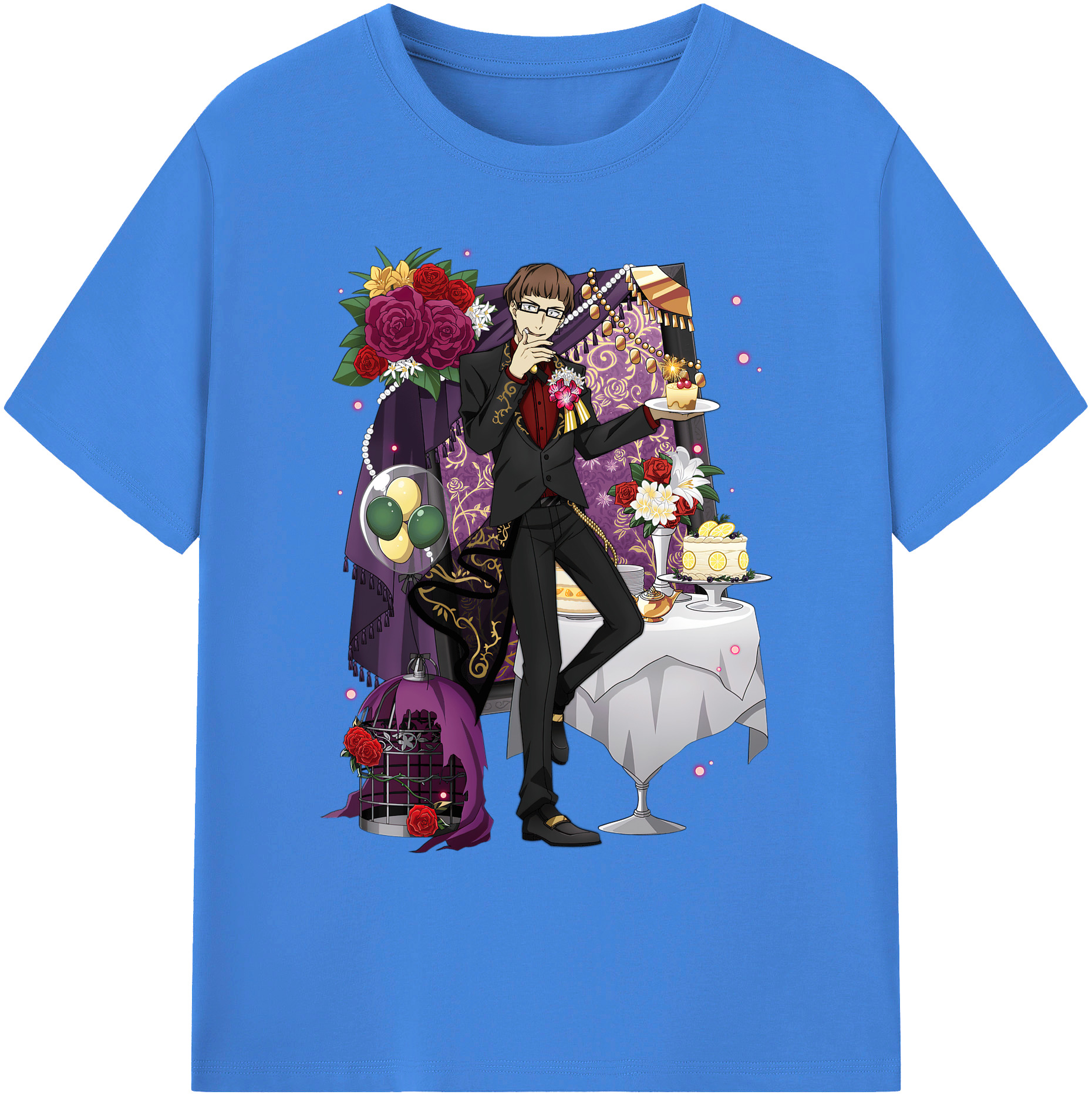 （画像用） 文豪ストレイドッグス Bungo Stray Dogs 綿100％ メンズ半袖Tシャツ｜肌触りやわらか＆通気性