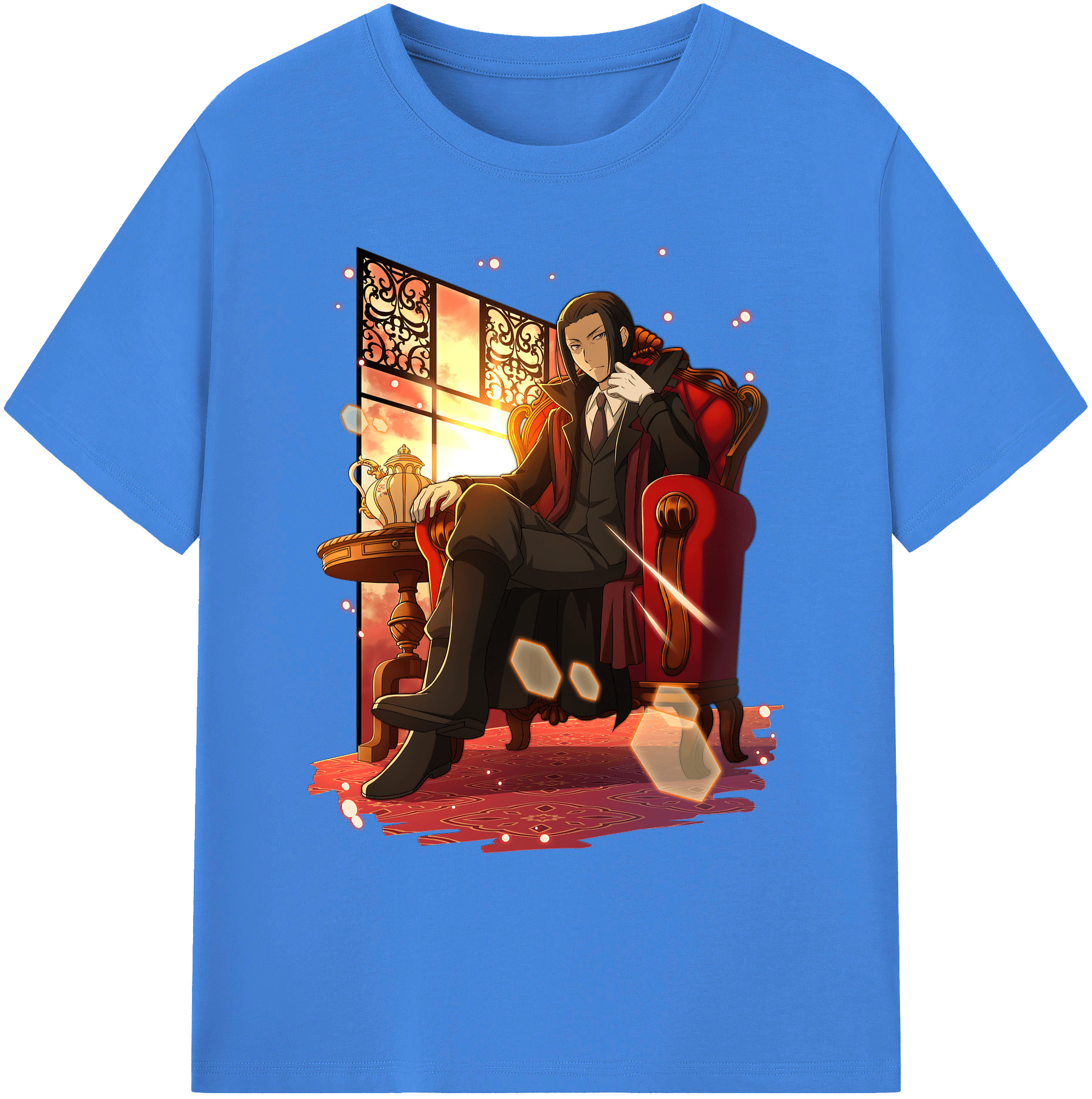 （画像用） 文豪ストレイドッグス Bungo Stray Dogs 綿100％ メンズ半袖Tシャツ｜肌触りやわらか＆通気性