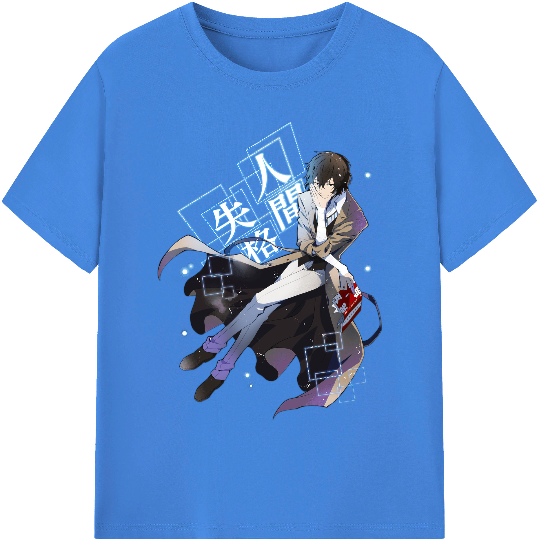 （画像用） 文豪ストレイドッグス Bungo Stray Dogs 綿100％ メンズ半袖Tシャツ｜肌触りやわらか＆通気性
