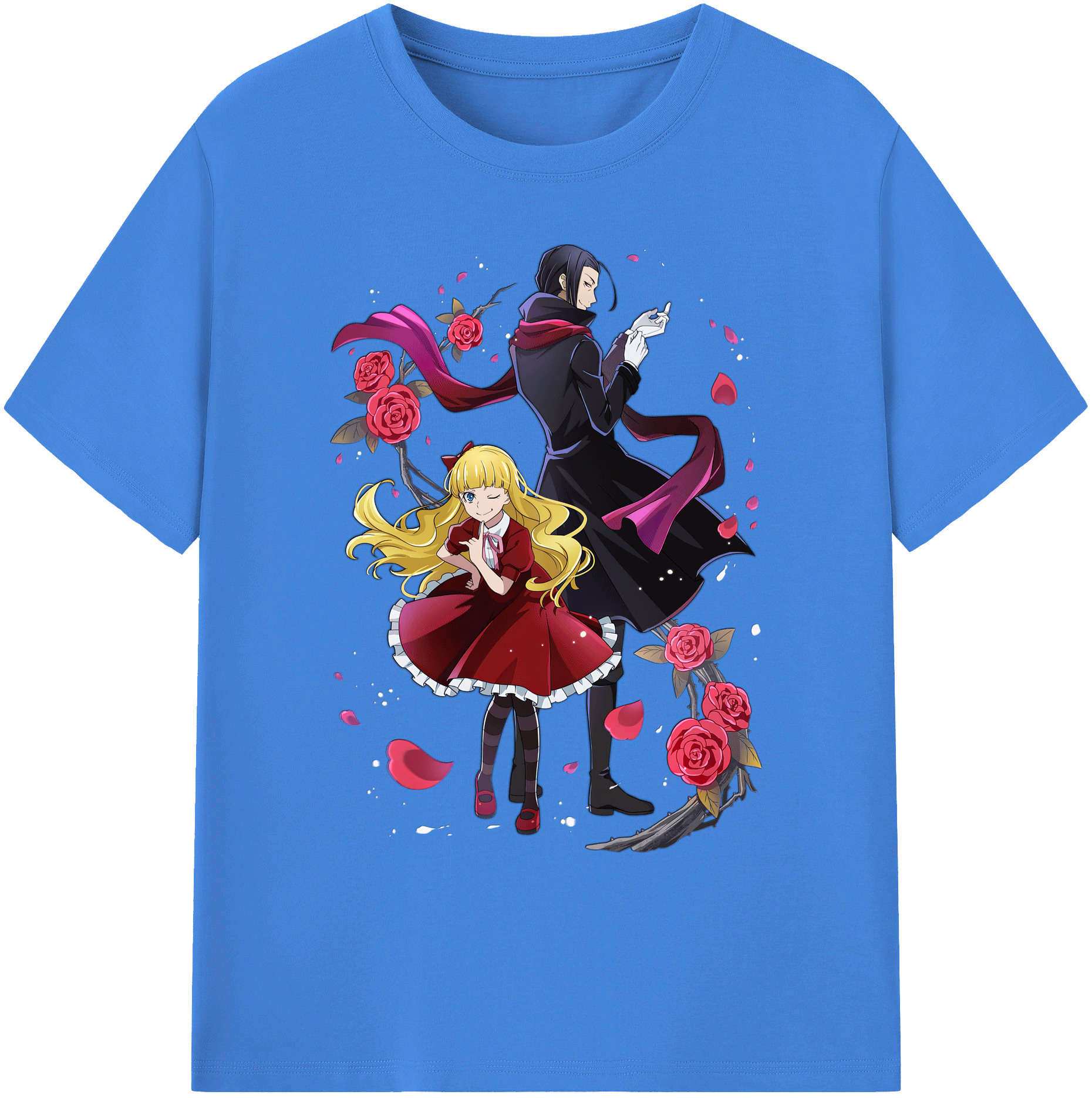 （画像用） 文豪ストレイドッグス Bungo Stray Dogs 綿100％ メンズ半袖Tシャツ｜肌触りやわらか＆通気性