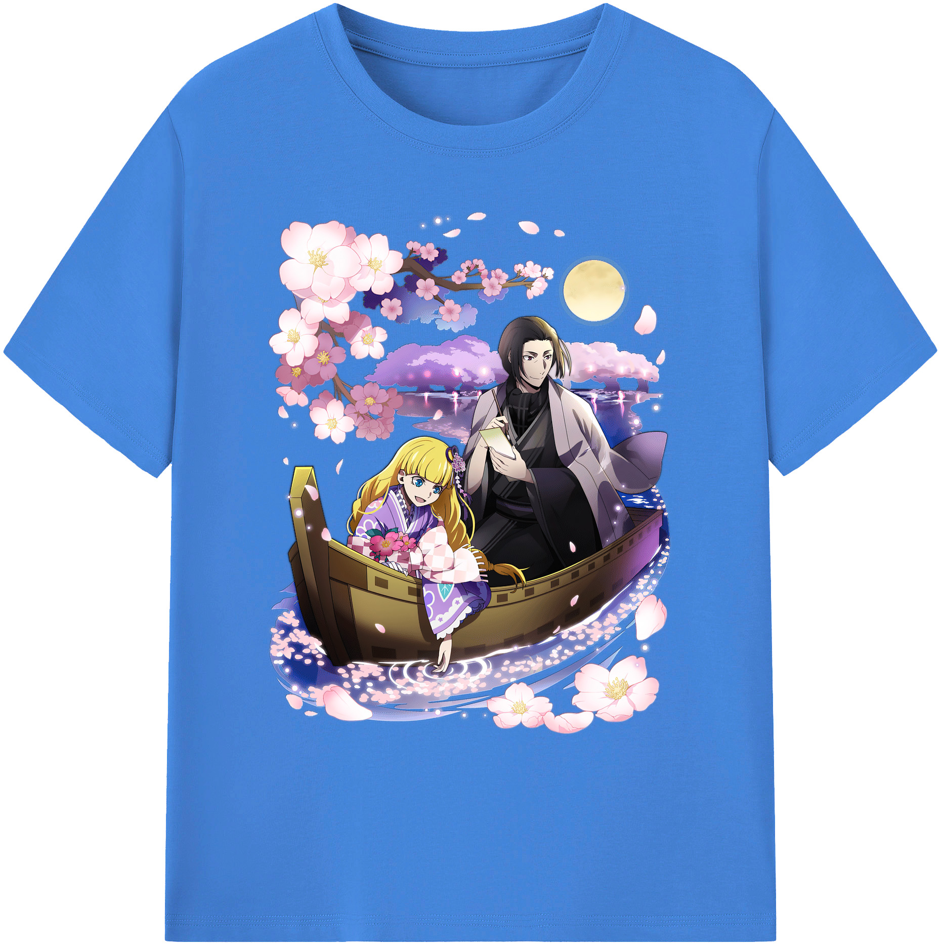（画像用） 文豪ストレイドッグス Bungo Stray Dogs 綿100％ メンズ半袖Tシャツ｜肌触りやわらか＆通気性