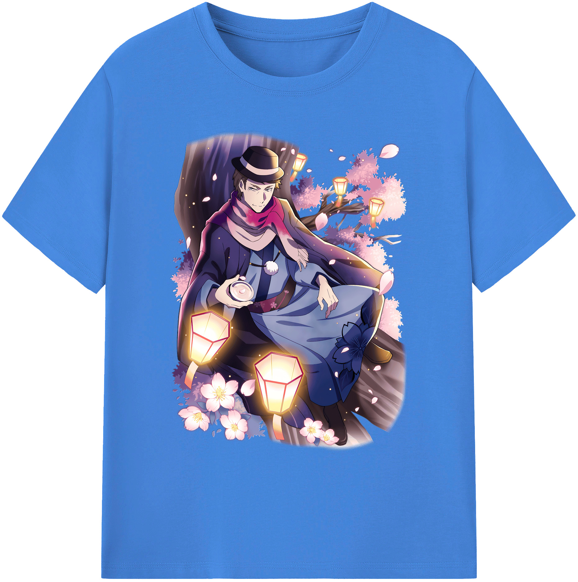 （画像用） 文豪ストレイドッグス Bungo Stray Dogs 綿100％ メンズ半袖Tシャツ｜肌触りやわらか＆通気性