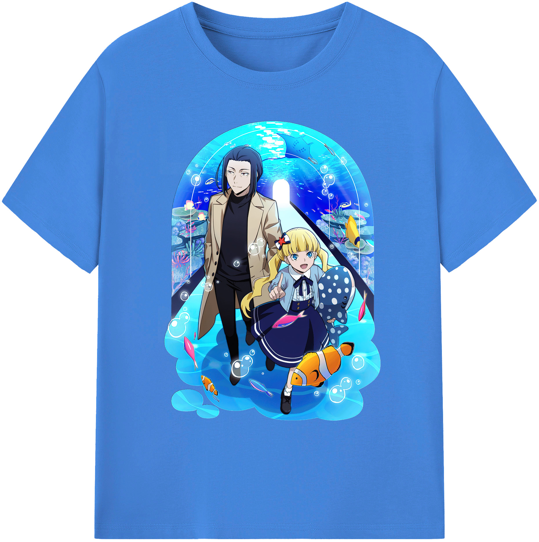（画像用） 文豪ストレイドッグス Bungo Stray Dogs 綿100％ メンズ半袖Tシャツ｜肌触りやわらか＆通気性