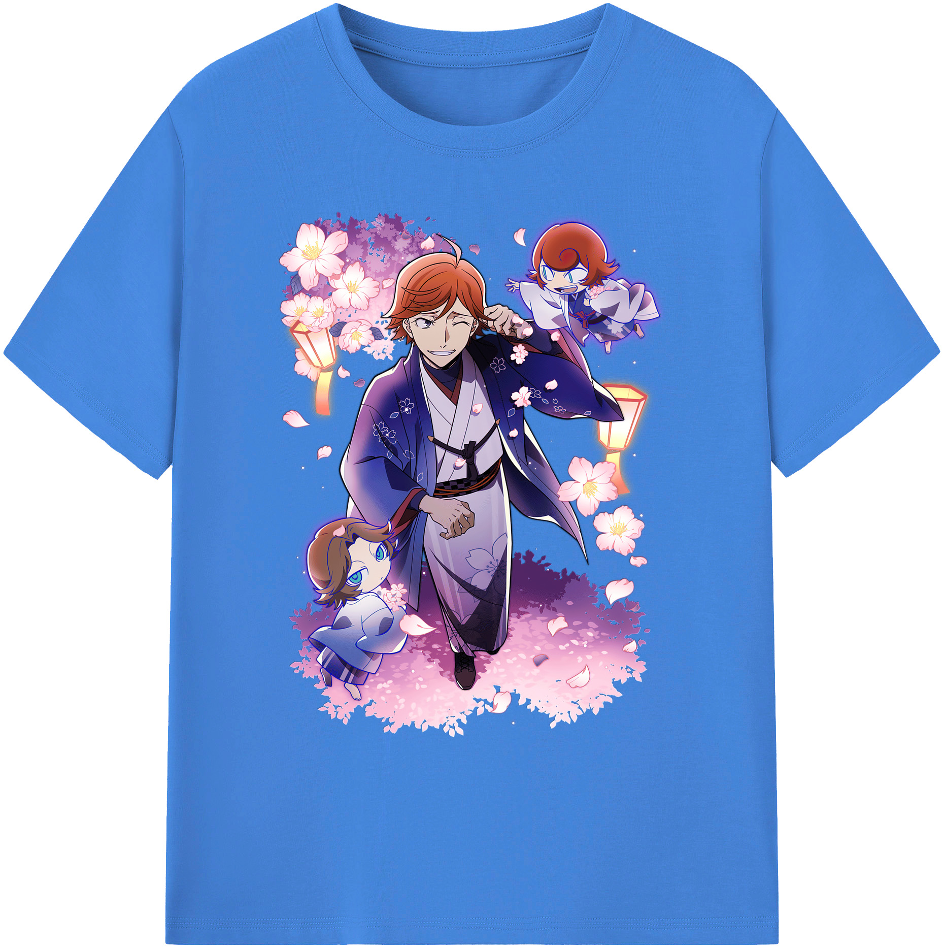 （画像用） 文豪ストレイドッグス Bungo Stray Dogs 綿100％ メンズ半袖Tシャツ｜肌触りやわらか＆通気性
