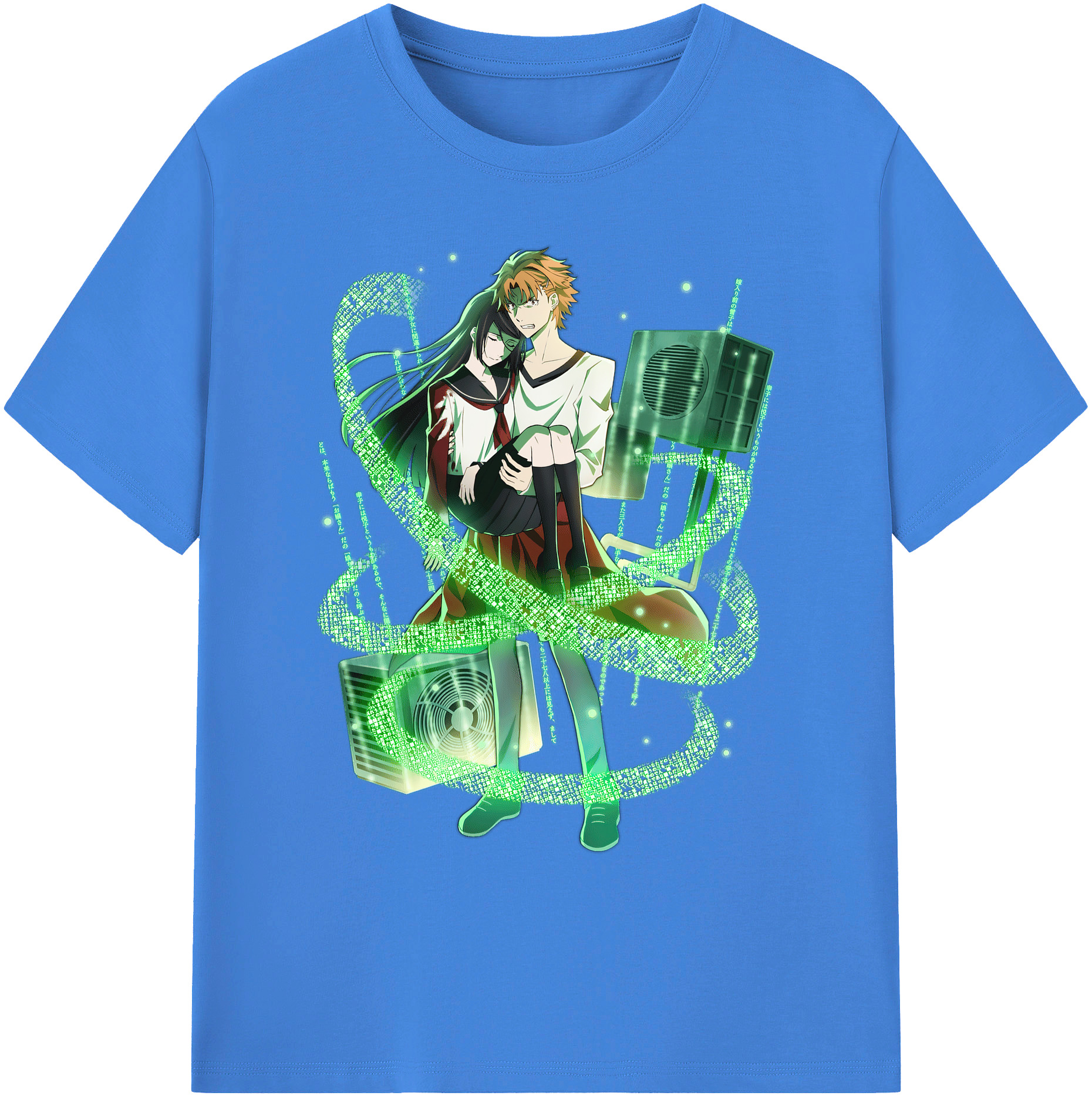 （画像用） 文豪ストレイドッグス Bungo Stray Dogs 綿100％ メンズ半袖Tシャツ｜肌触りやわらか＆通気性