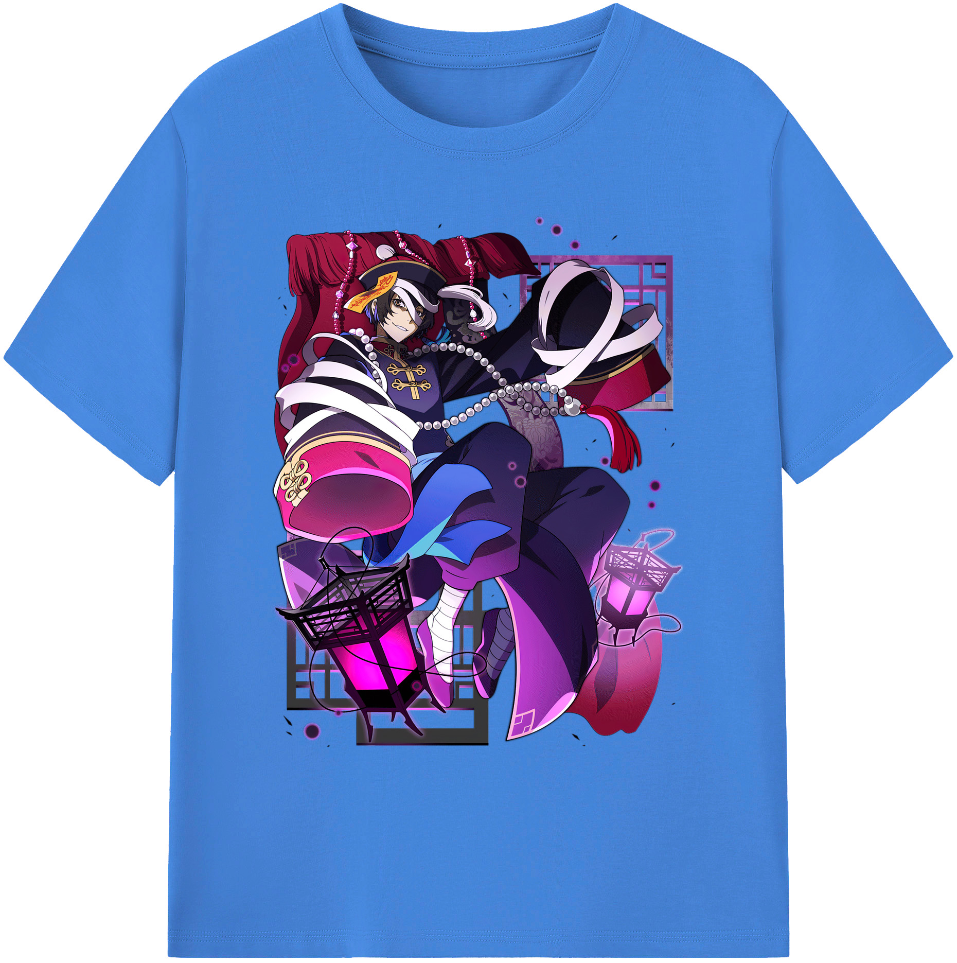 （画像用） 文豪ストレイドッグス Bungo Stray Dogs 綿100％ メンズ半袖Tシャツ｜肌触りやわらか＆通気性