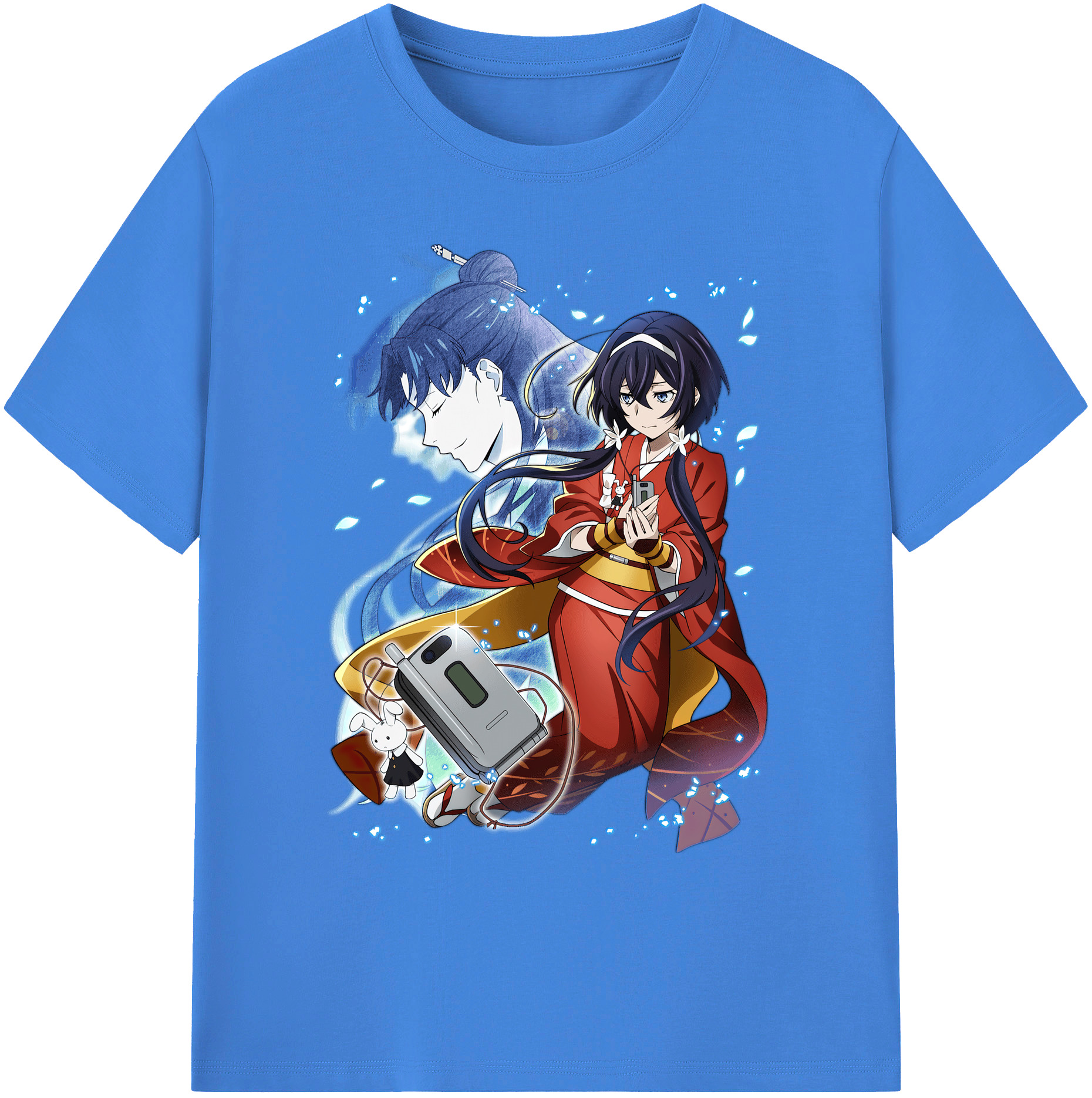 （画像用） 文豪ストレイドッグス Bungo Stray Dogs 綿100％ メンズ半袖Tシャツ｜肌触りやわらか＆通気性